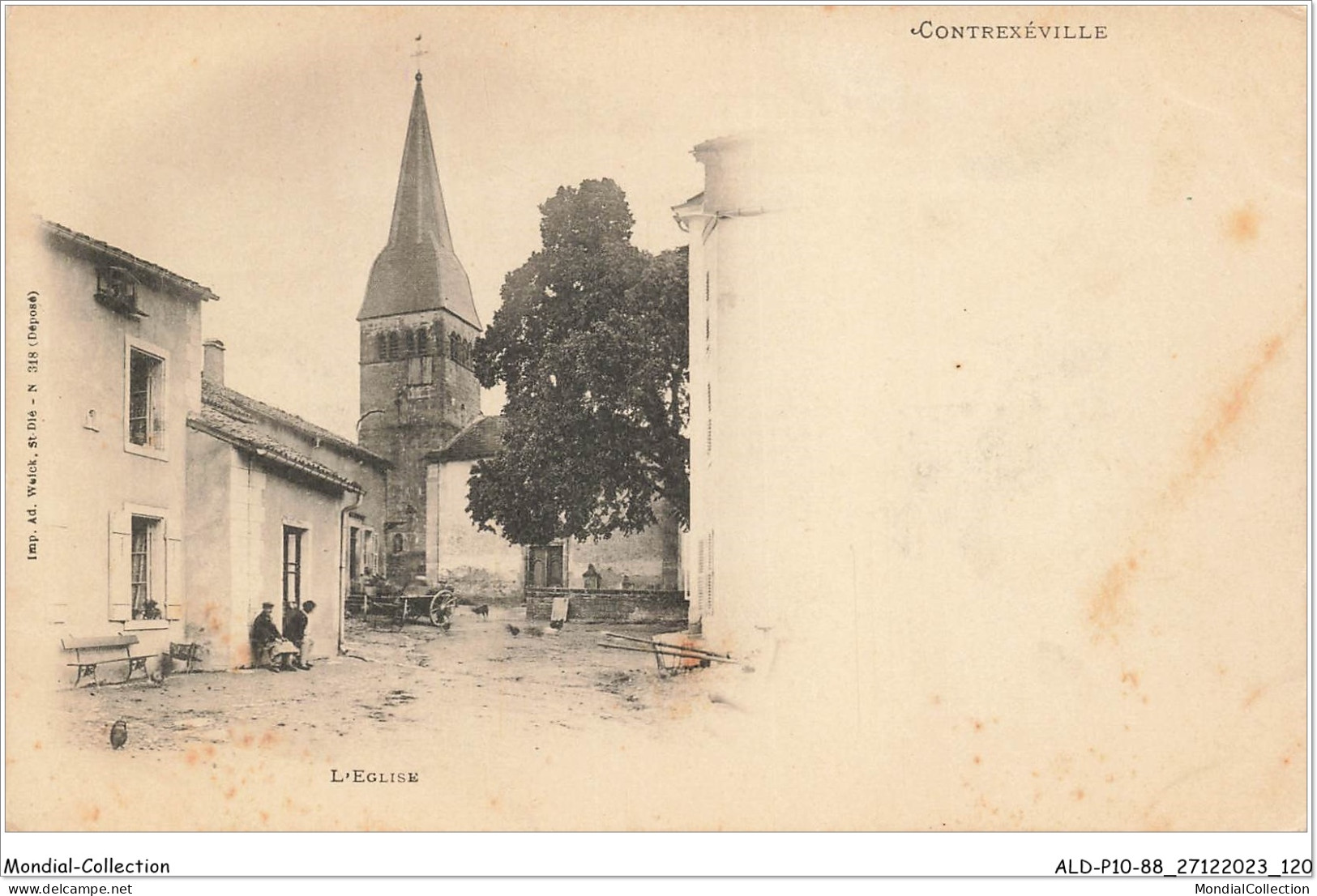 ALDP10-88-0961 - CONTREXEVILLE - L'église - Contrexeville