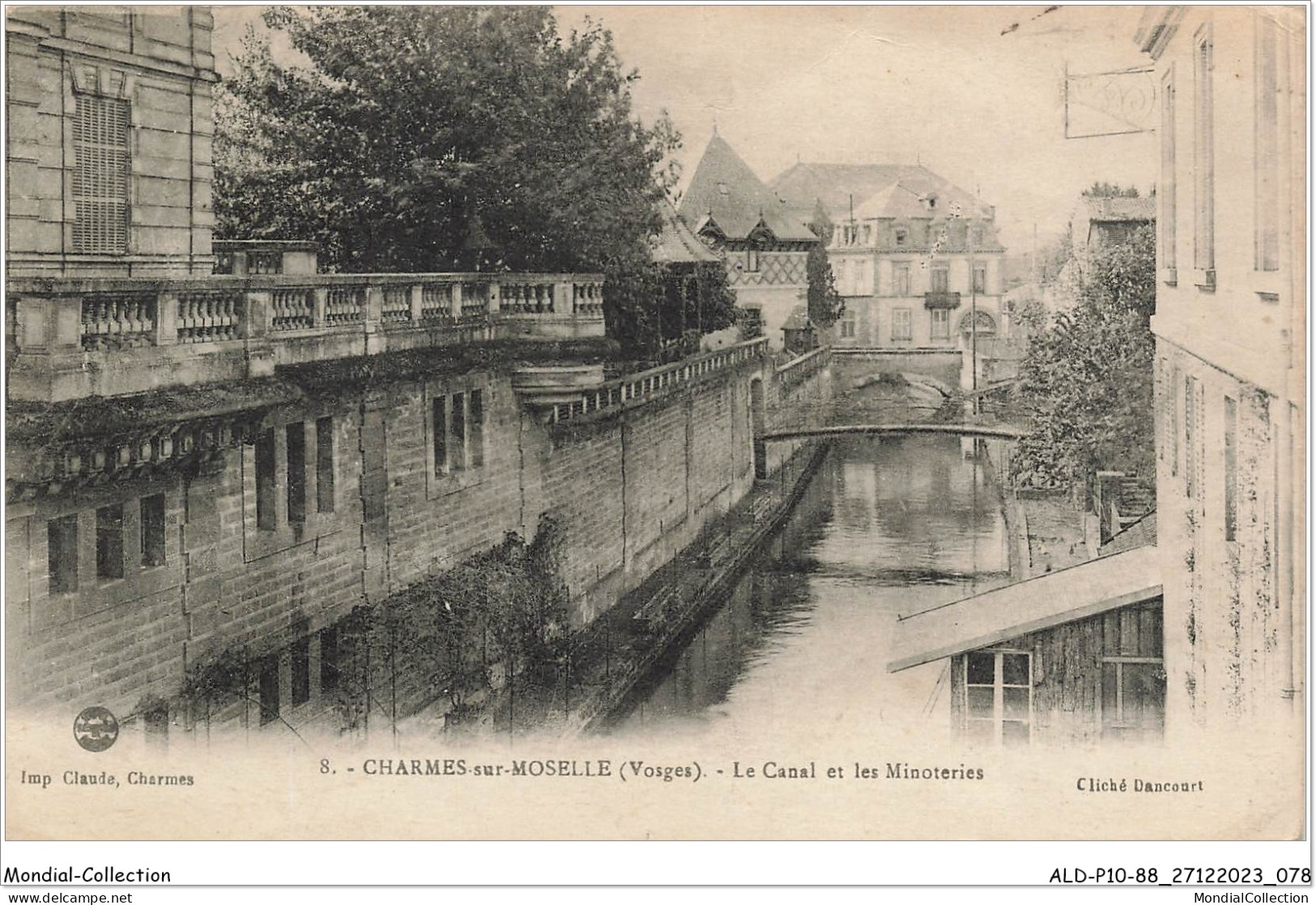 ALDP10-88-0940 - CHARMES-SUR-MOSELLE - Le Canal Et Les Minoteries - Charmes