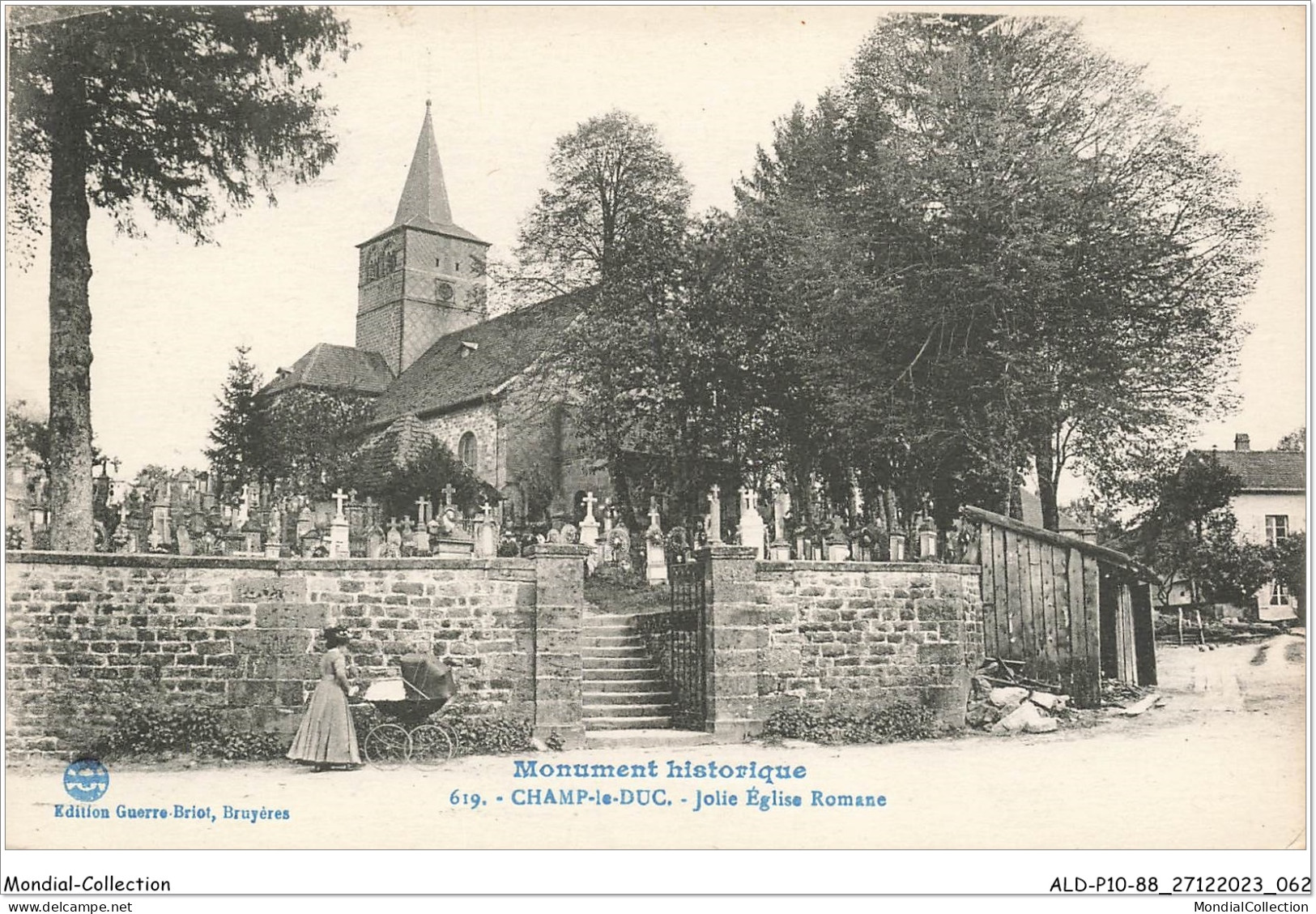 ALDP10-88-0932 - CHAMP-LE-DUC - Jolie église Romane - Saint Die