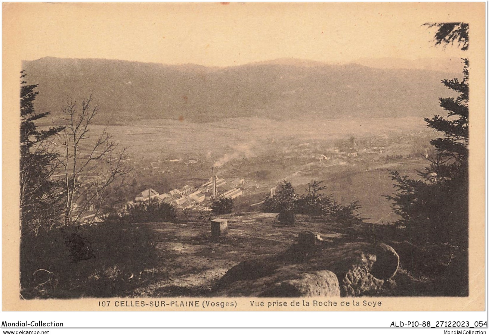 ALDP10-88-0928 - CELLES-SUR-PLAINE - Vue Prise De La Roche De La Soye - Saint Die