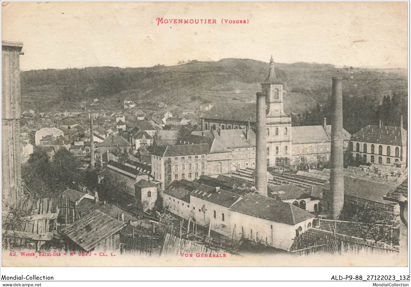 ALDP9-88-0867 - MOYENMOUTIER - Vue Générale - Saint Die