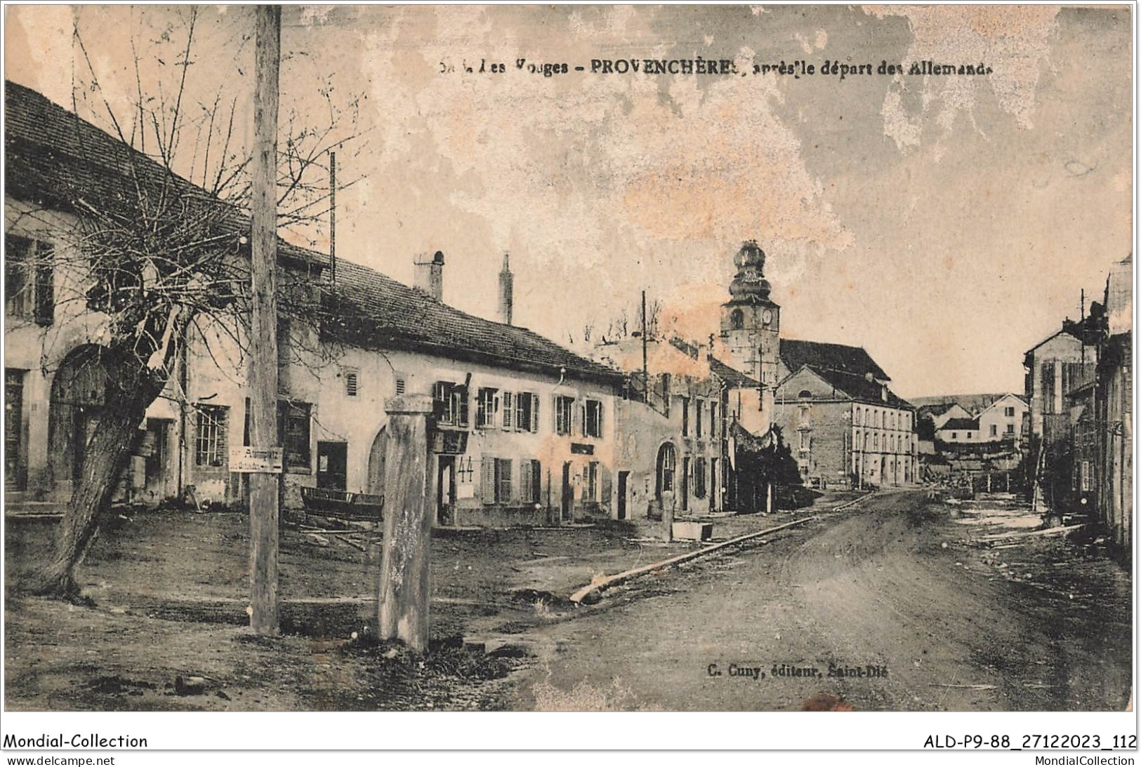 ALDP9-88-0857 - PROVENCHERES - Après Le Départ Des Allemands - Provencheres Sur Fave