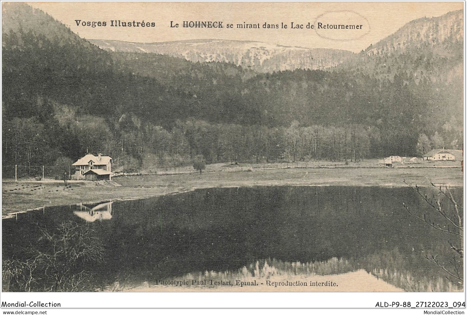 ALDP9-88-0848 - RETOURNEMER - Le Hohneck Se Mirant Dans Le Lac De Retournemer - Gerardmer