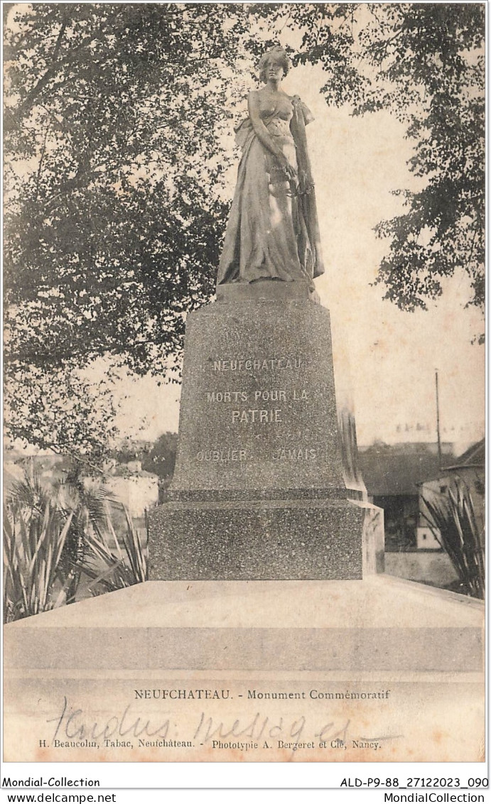 ALDP9-88-0846 - NEUFCHATEAU - Monument Commémoratif - Neufchateau