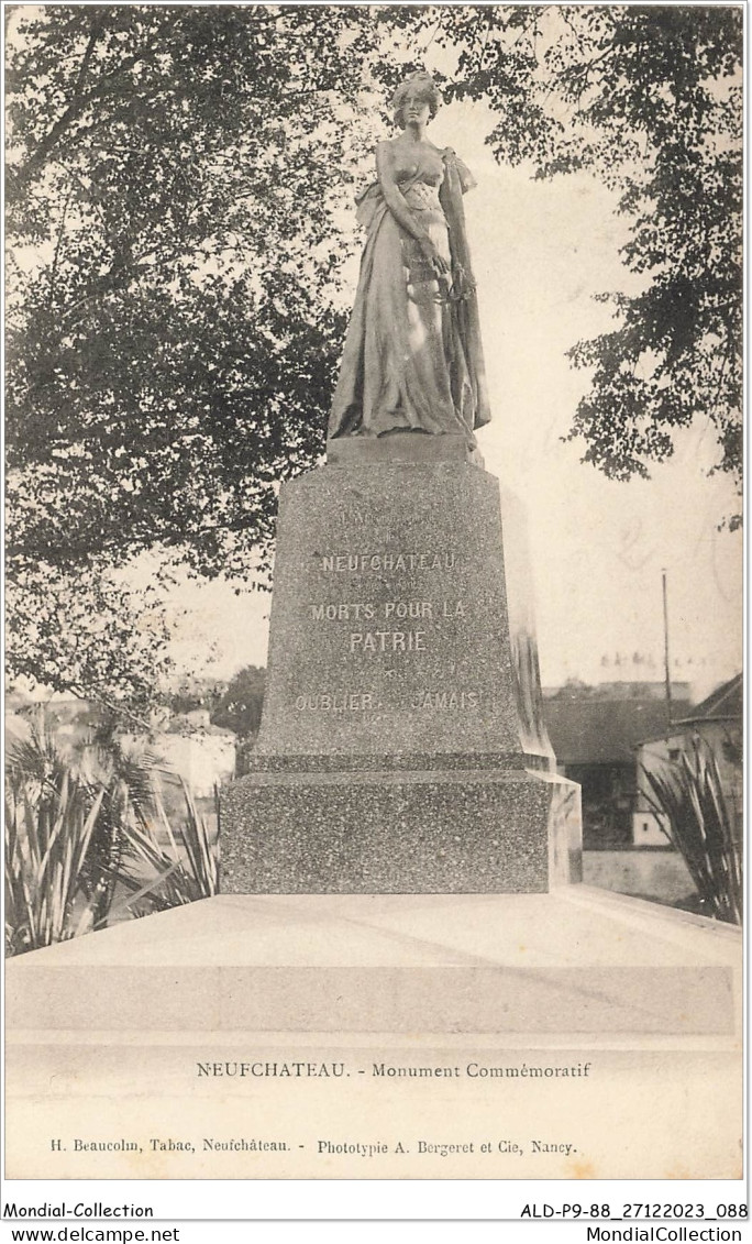 ALDP9-88-0845 - NEUFCHATEAU - Monument Commémoratif - Neufchateau