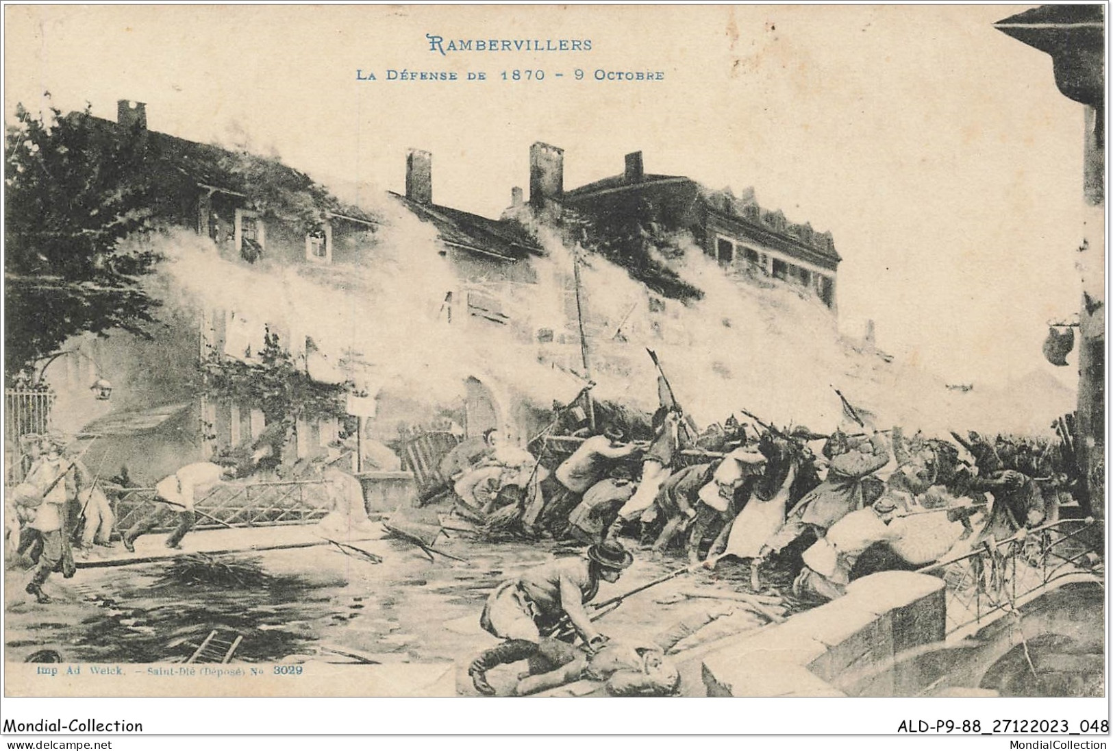 ALDP9-88-0825 - RAMBERVILLERS - La Défense De 1870 - 9 Octobre - Rambervillers