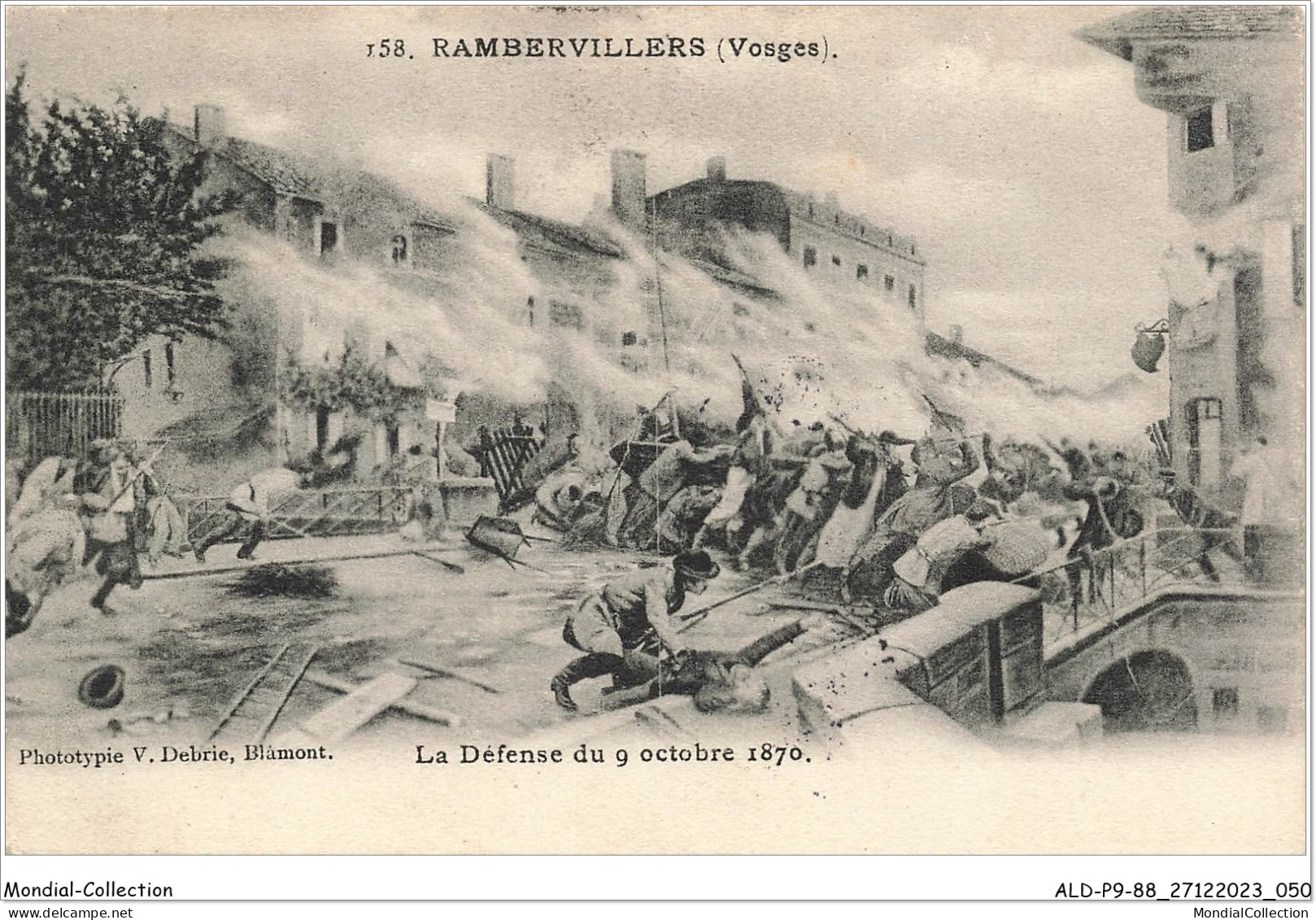 ALDP9-88-0826 - RAMBERVILLERS - La Défense Du 9 Octobre 1870 - Rambervillers