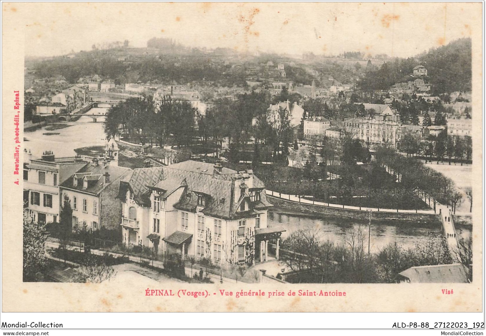 ALDP8-88-0797 - EPINAL - Vue Générale Prise De Saint-antoine - Epinal