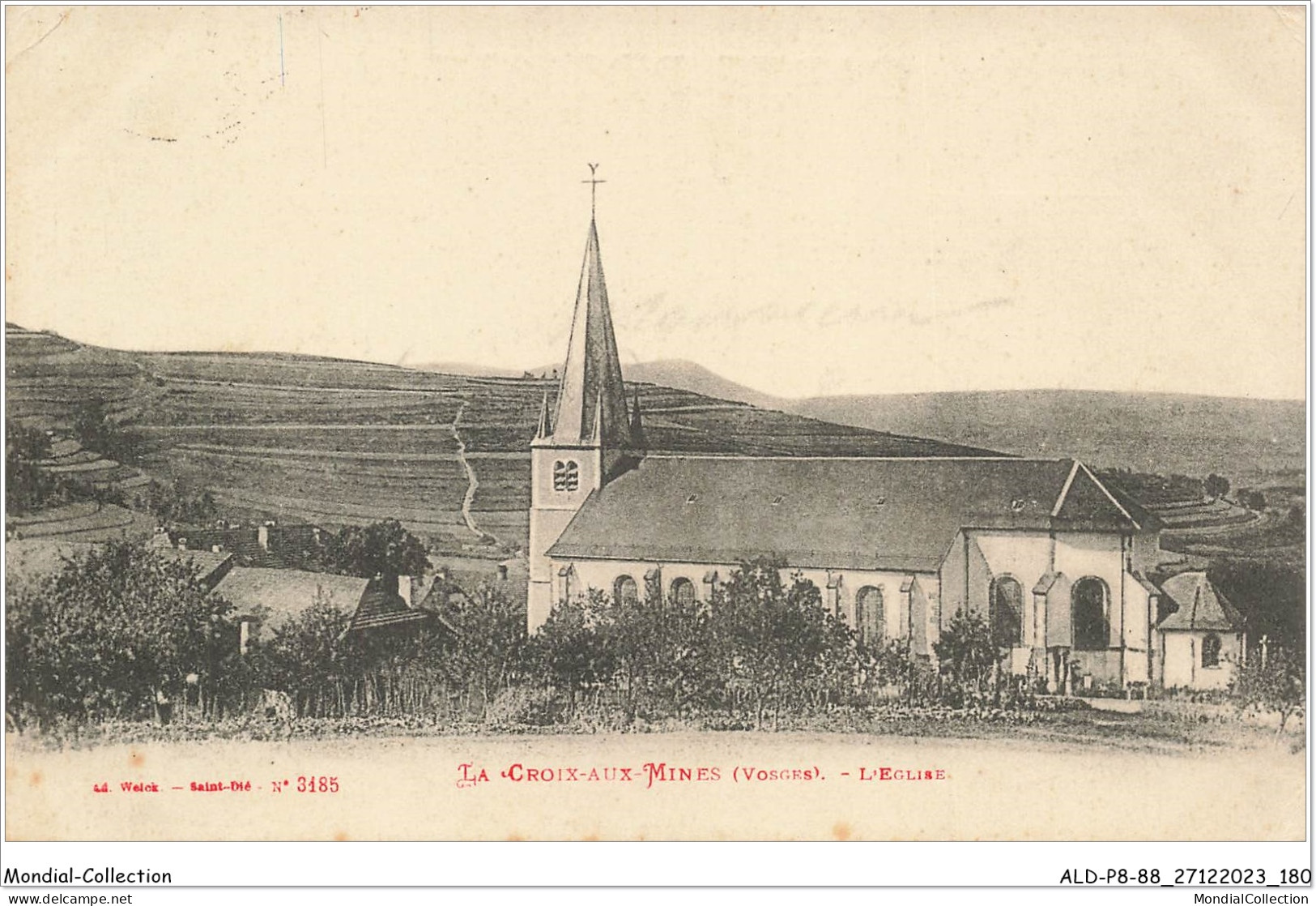 ALDP8-88-0791 - LA CROIX-AUX-MINES - L'église - Saint Die