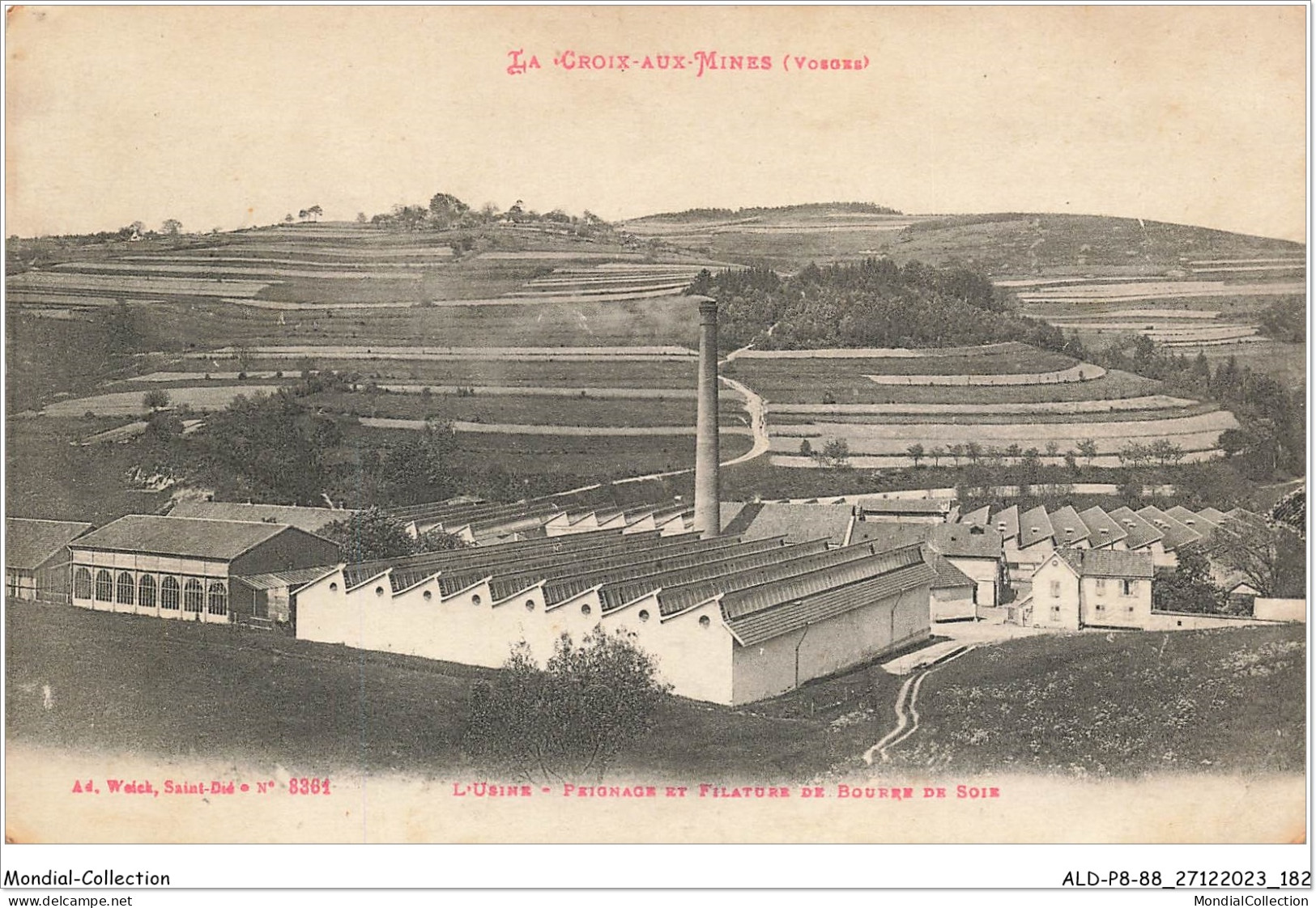 ALDP8-88-0792 - LA CROIX-AUX-MINES - L'usine - Peignade Et Filature De Bourre De Soie - Saint Die