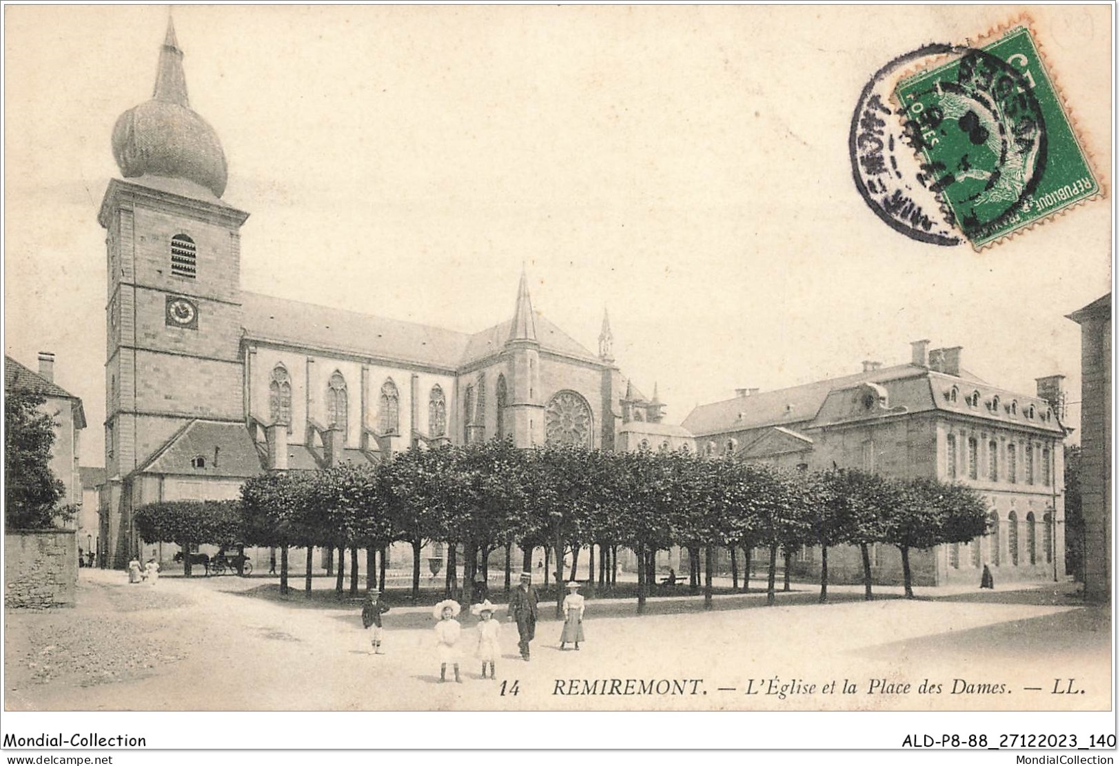 ALDP8-88-0771 - REMIREMONT - L'église Et La Place Des Dames - Remiremont