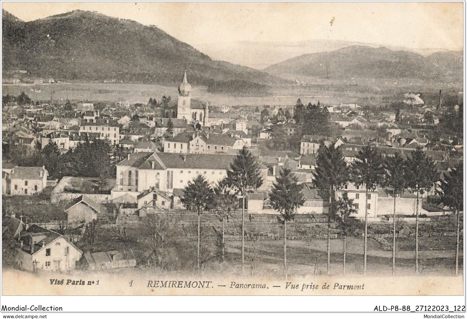 ALDP8-88-0762 - REMIREMONT - Panorama - Vue Prise De Parmont - Remiremont