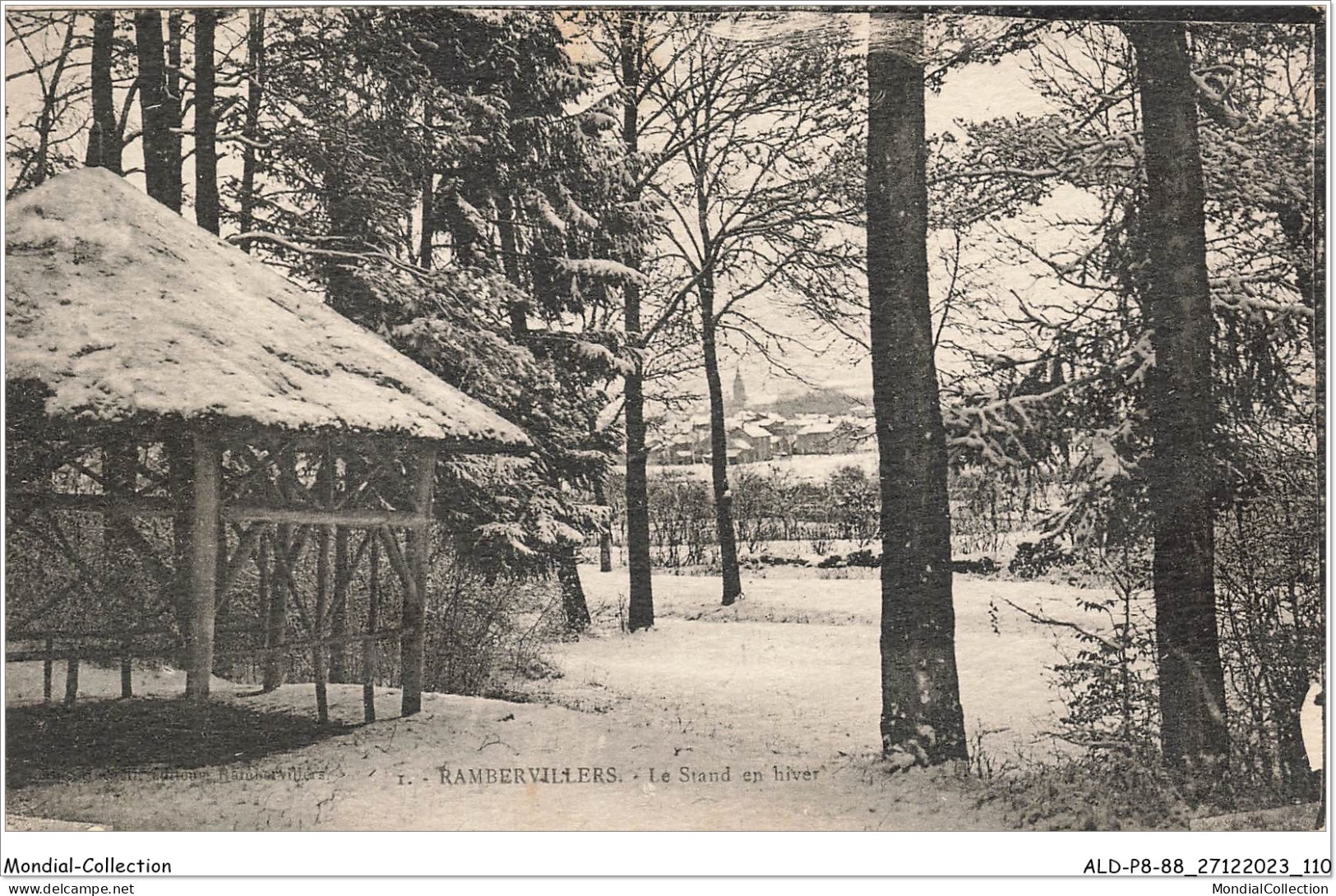 ALDP8-88-0756 - RAMBERVILLERS - Le Stand En Hiver - Rambervillers