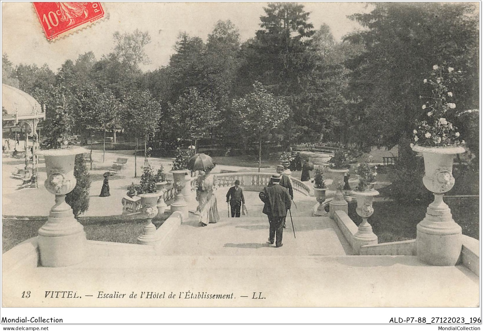 ALDP7-88-0699 - VITTEL - Escalier De L'hôtel De L'établissement - Contrexeville