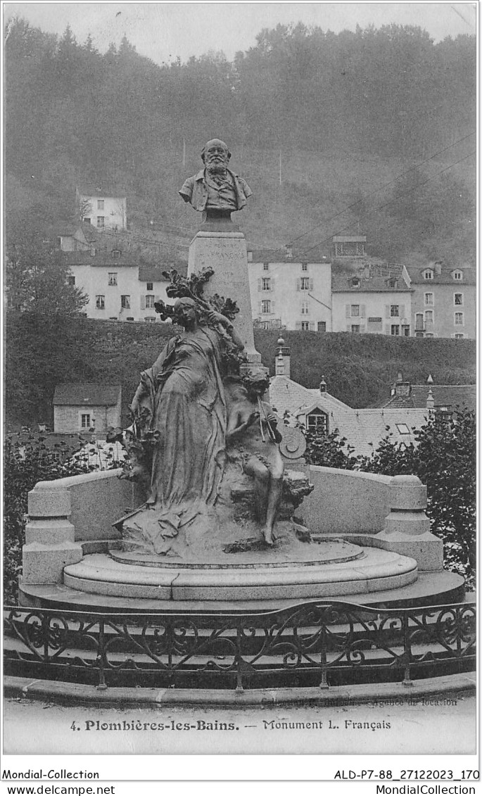 ALDP7-88-0686 - PLOMBIERES-LES-BAINS - Monument L-français - Plombieres Les Bains