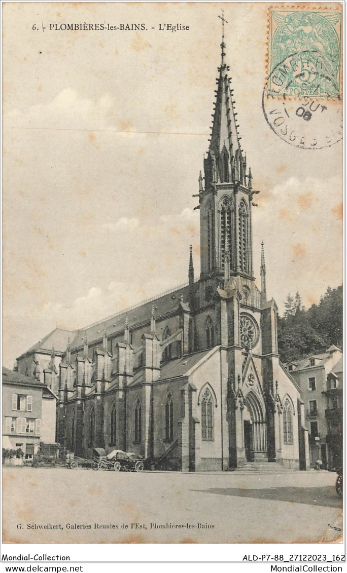 ALDP7-88-0682 - PLOMBIERES-LES-BAINS - L'église - Plombieres Les Bains