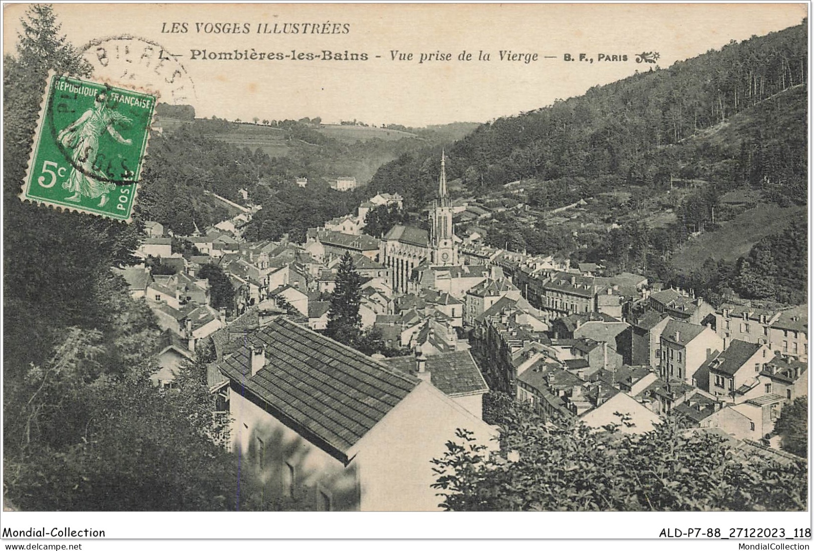 ALDP7-88-0660 - PLOMBIERES-LES-BAINS - Vue Prise De La Vierge - Plombieres Les Bains
