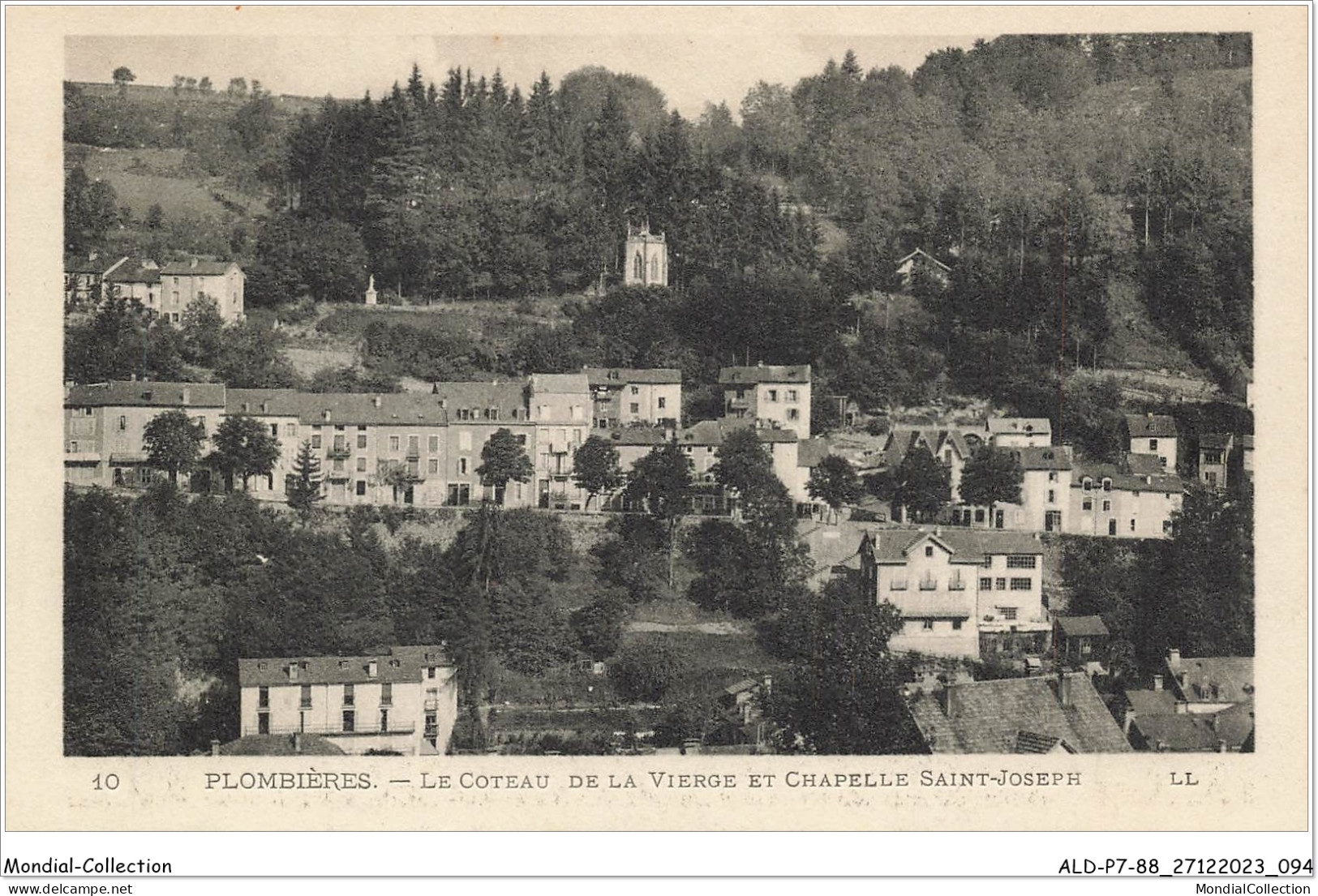 ALDP7-88-0648 - PLOMBIERES - Le Coteau De Le Vierge Et Chapelle Saint-joseph - Plombieres Les Bains