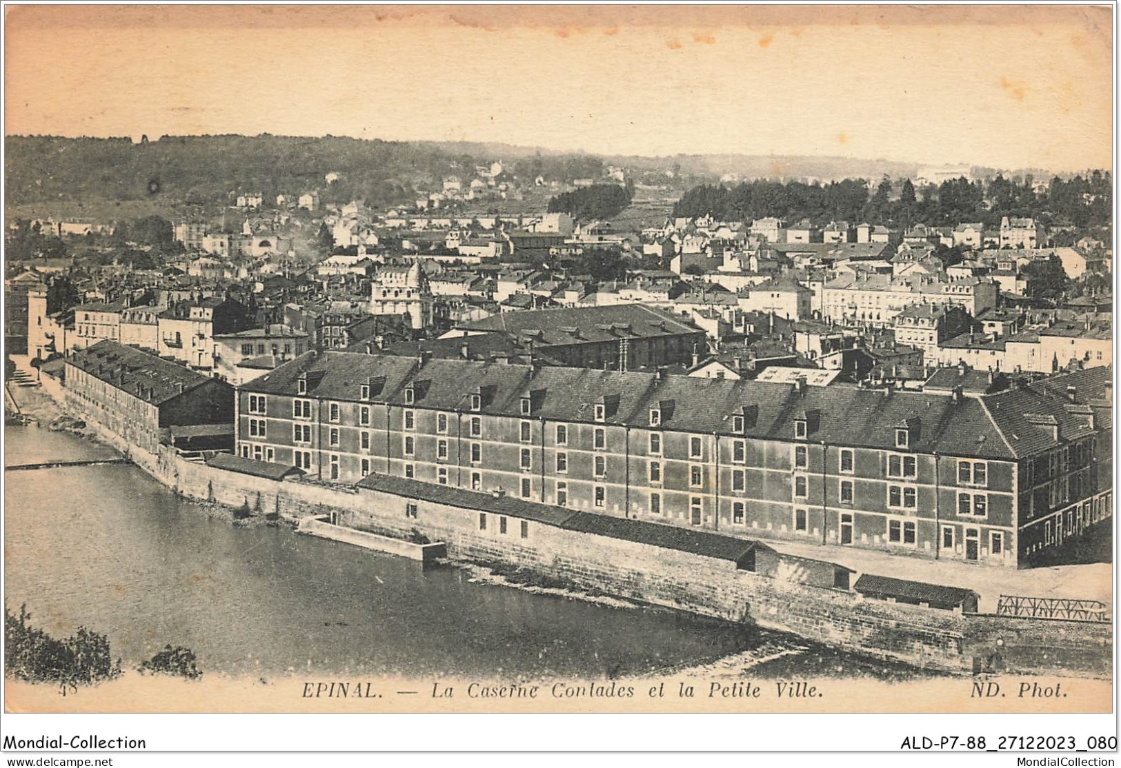 ALDP7-88-0641 - EPINAL - La Caserne Contades Et La Petite Ville - Epinal