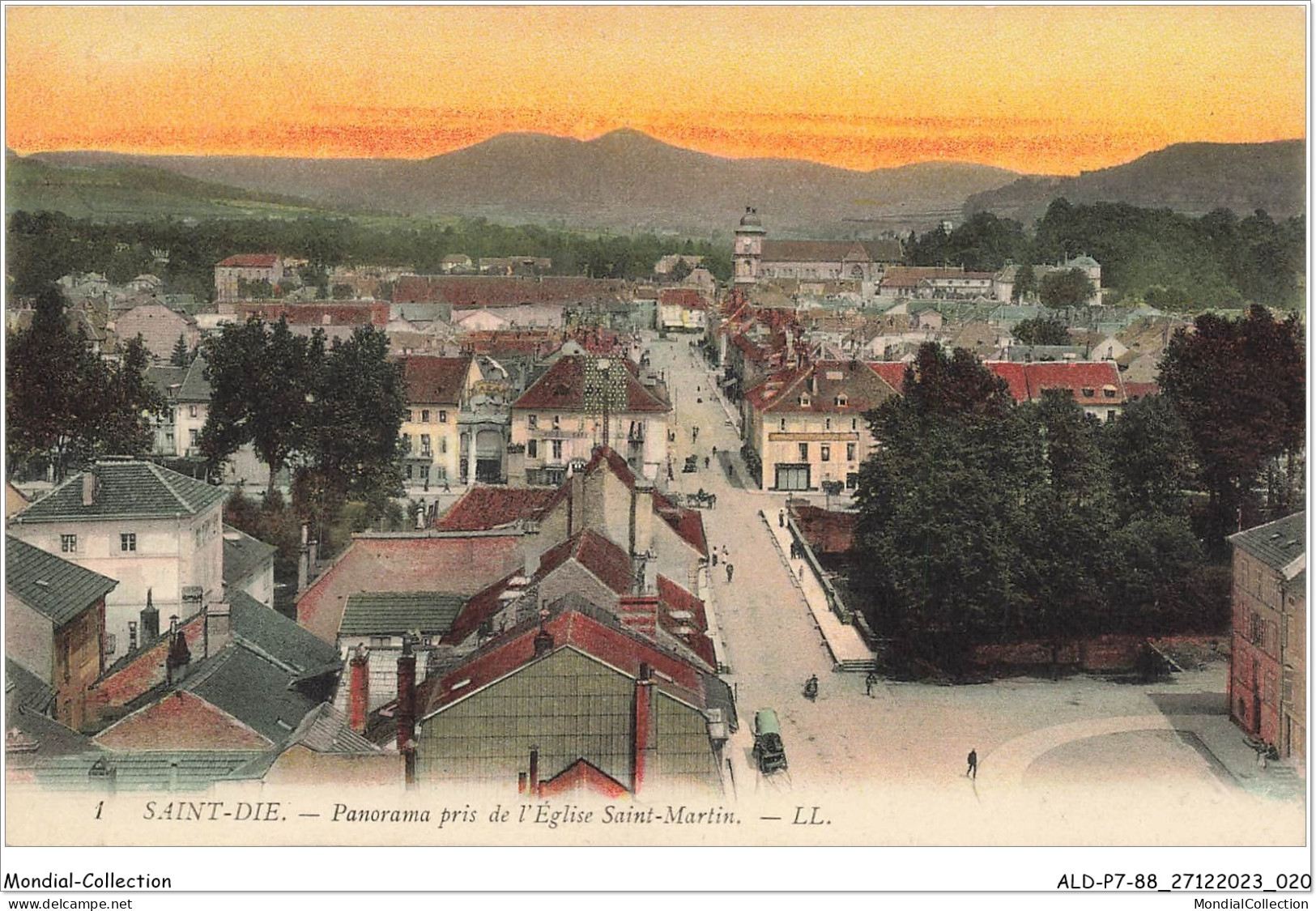 ALDP7-88-0611 - SAINT-DIE - Panorama Pris De L'église Saint-martin - Saint Die