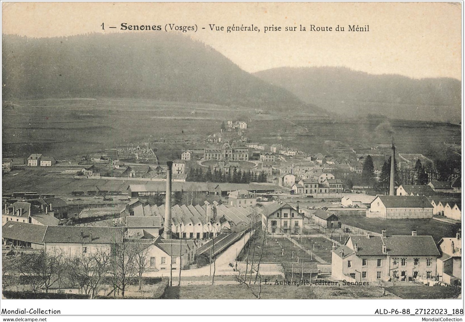 ALDP6-88-0595 - SENONES - Vue Générale - Prise Sur La Route Du Ménil - Senones