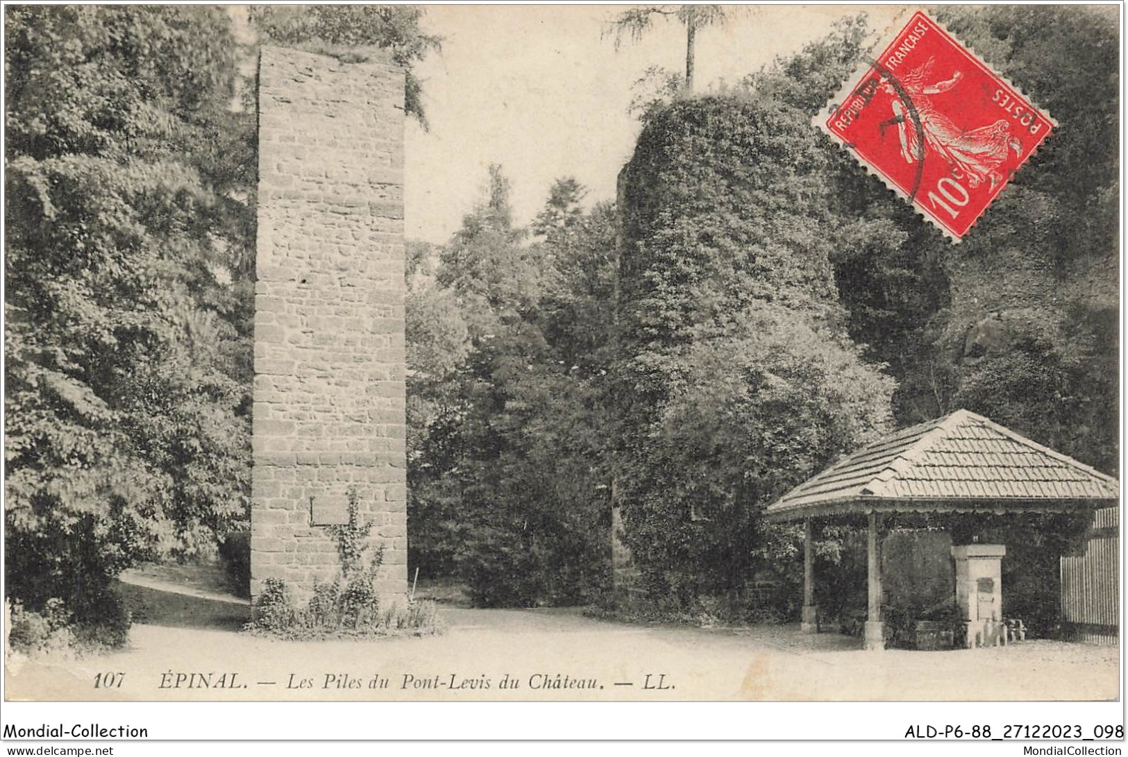 ALDP6-88-0550 - EPINAL - Les Piles Du Pont-levis Du Château - Epinal