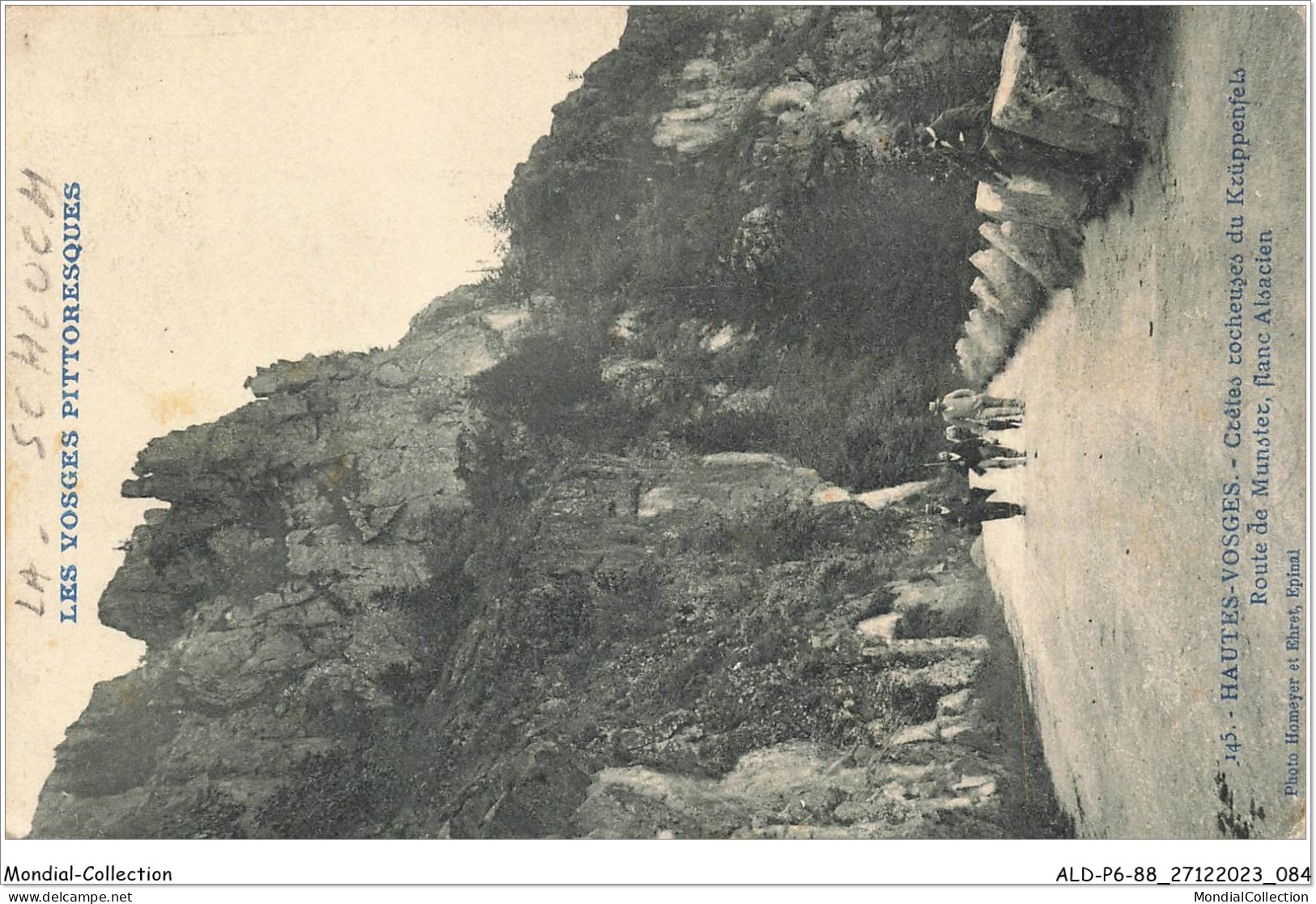 ALDP6-88-0543 - LA SCHLUCHT - Crêtes Rocheuses Du Krüppenfels - Route De Munster - Flanc Alsacien - Gerardmer