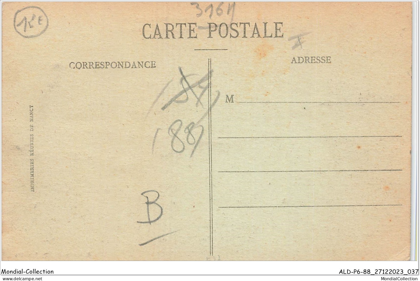 ALDP6-88-0519 - ROVILLE-AU-CHENE - Théâtre De Violents Combats - Vue Intérieure - Epinal