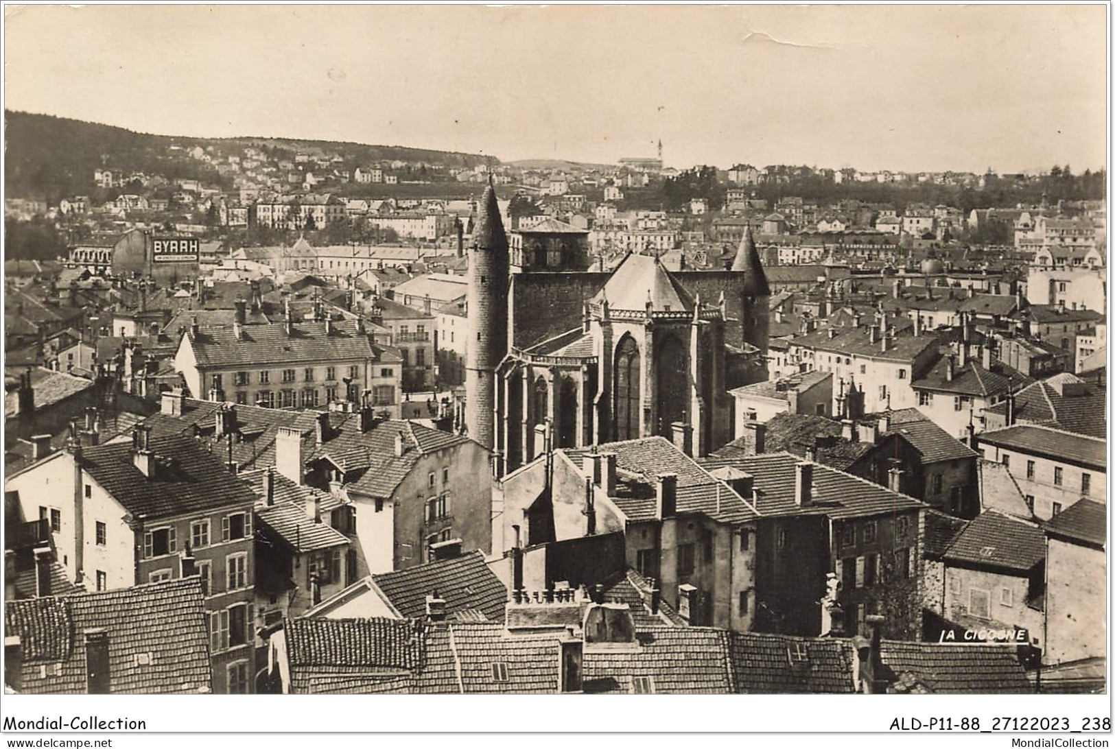 ALDP11-88-1120 - EPINAL - Vue Générale Depuis Le Château Et L'église Saint-maurice - Epinal