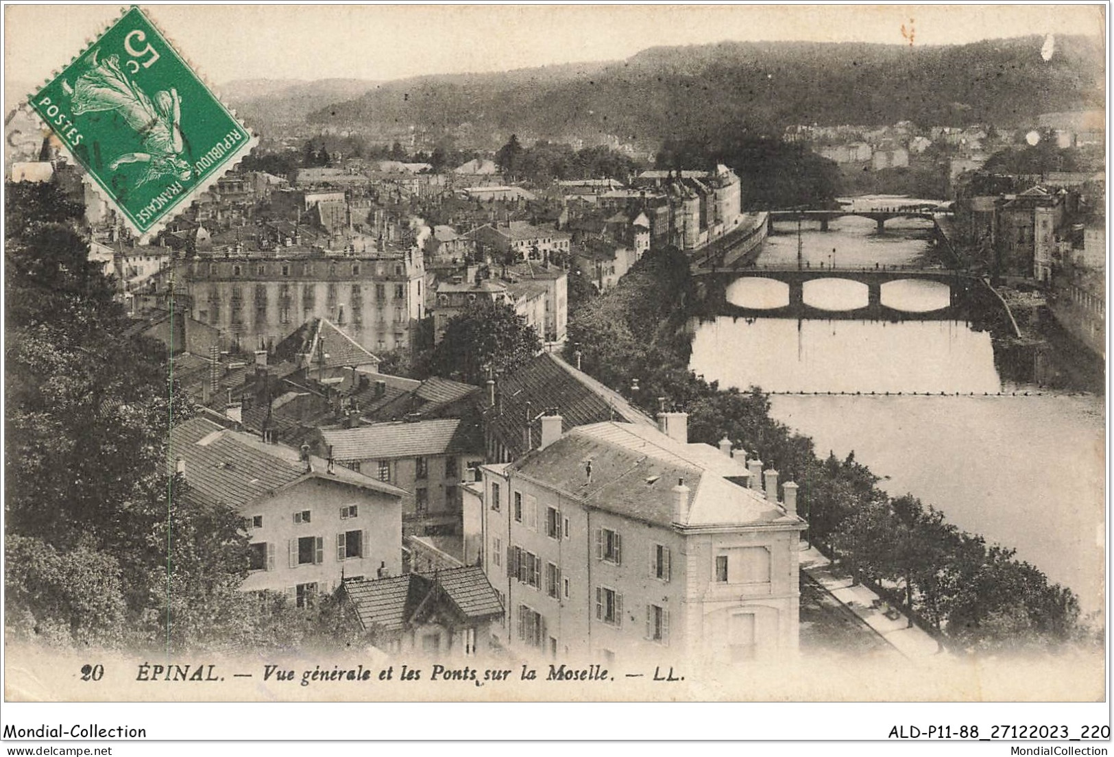ALDP11-88-1111 - EPINAL - Vue Générale Et Les Ponts Sur La Moselle - Epinal