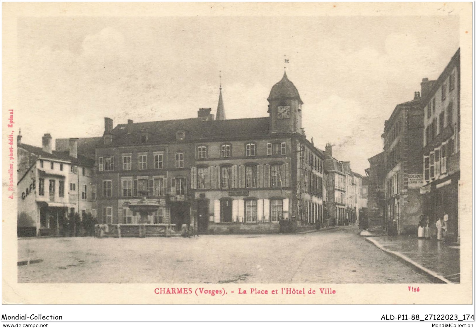 ALDP11-88-1088 - CHARMES - La Place Et L'hôtel-de-ville - Charmes