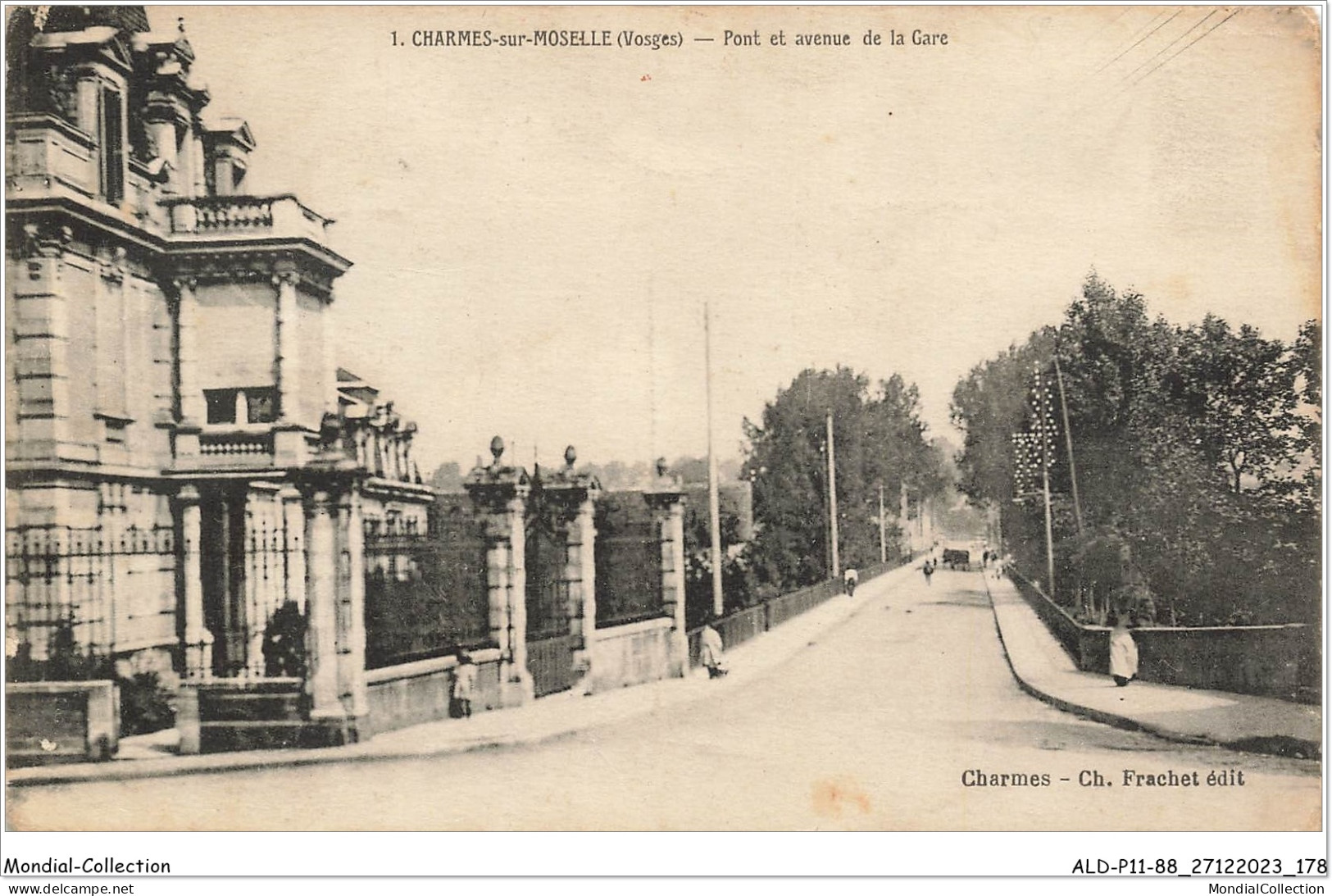 ALDP11-88-1090 - CHARMES-SUR-MOSELLE - Pont Et Avenue De La Gare - Charmes