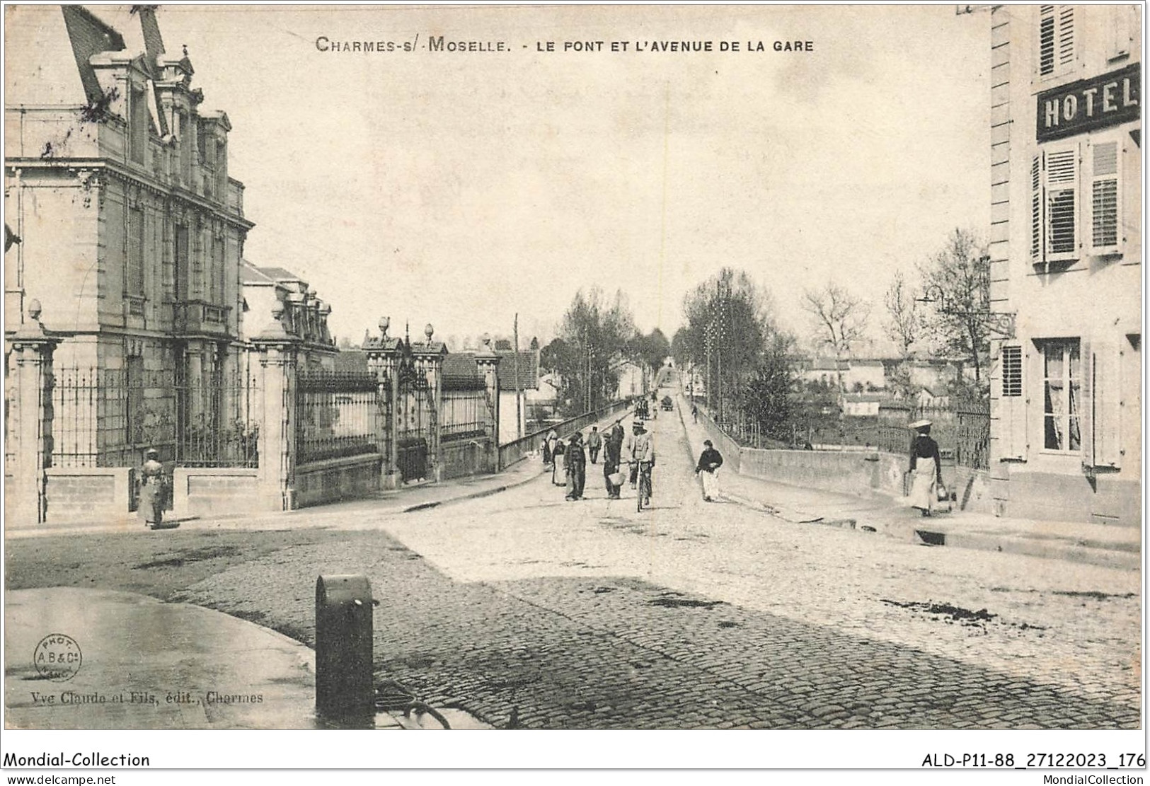ALDP11-88-1089 - CHARMES-SUR-MOSELLE - Le Pont Et L'avenue De La Gare - Charmes
