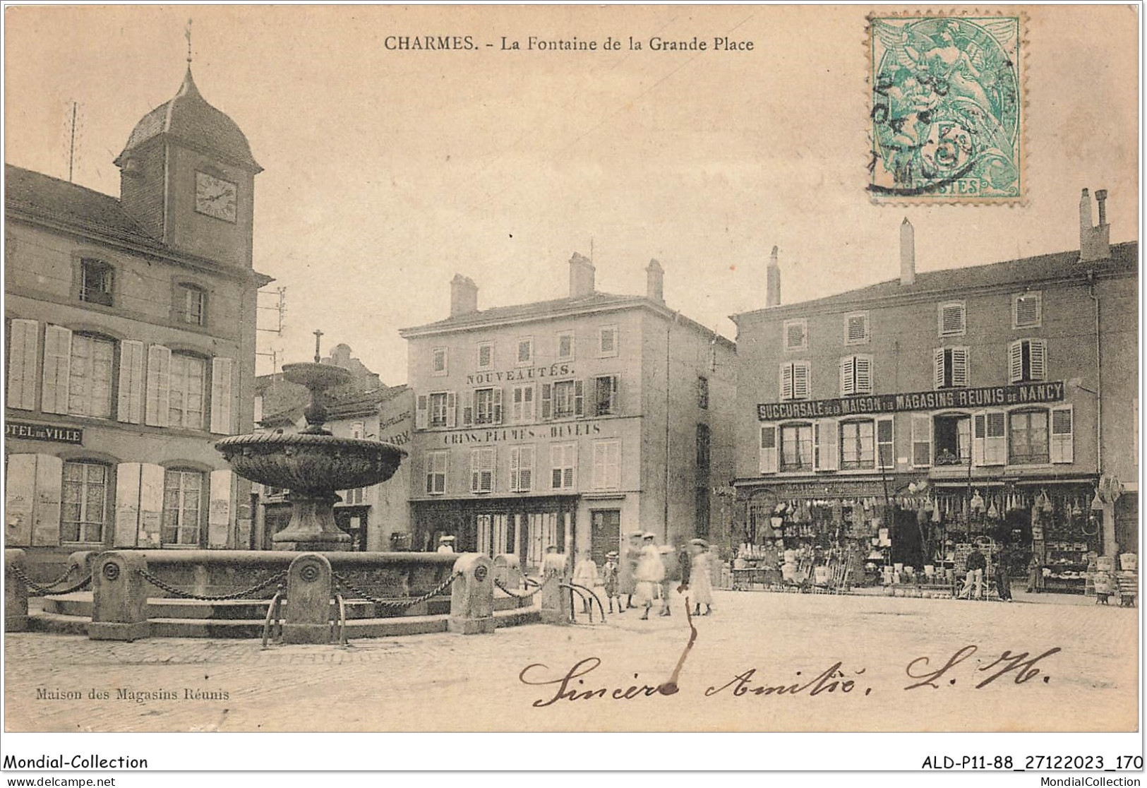 ALDP11-88-1086 - CHARMES - La Fontaine De La Grande Place - Charmes