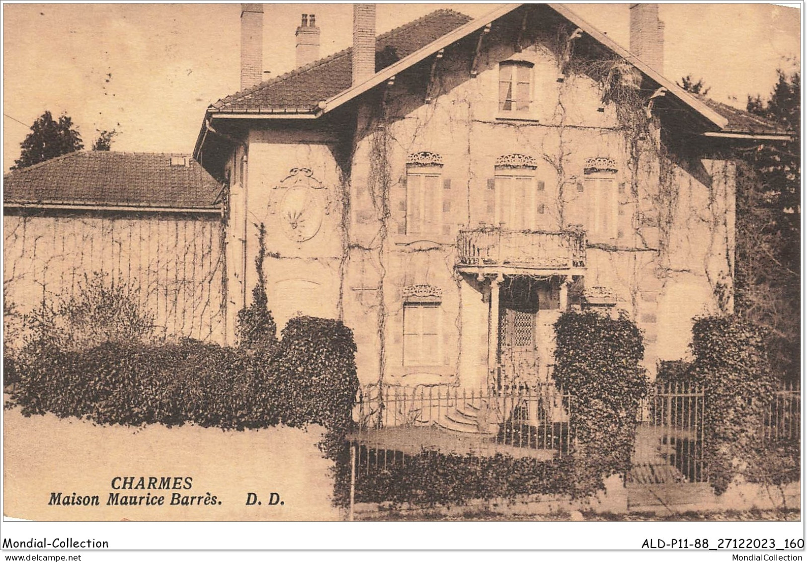 ALDP11-88-1081 - CHARMES - Maison Maurice Barrès - Charmes