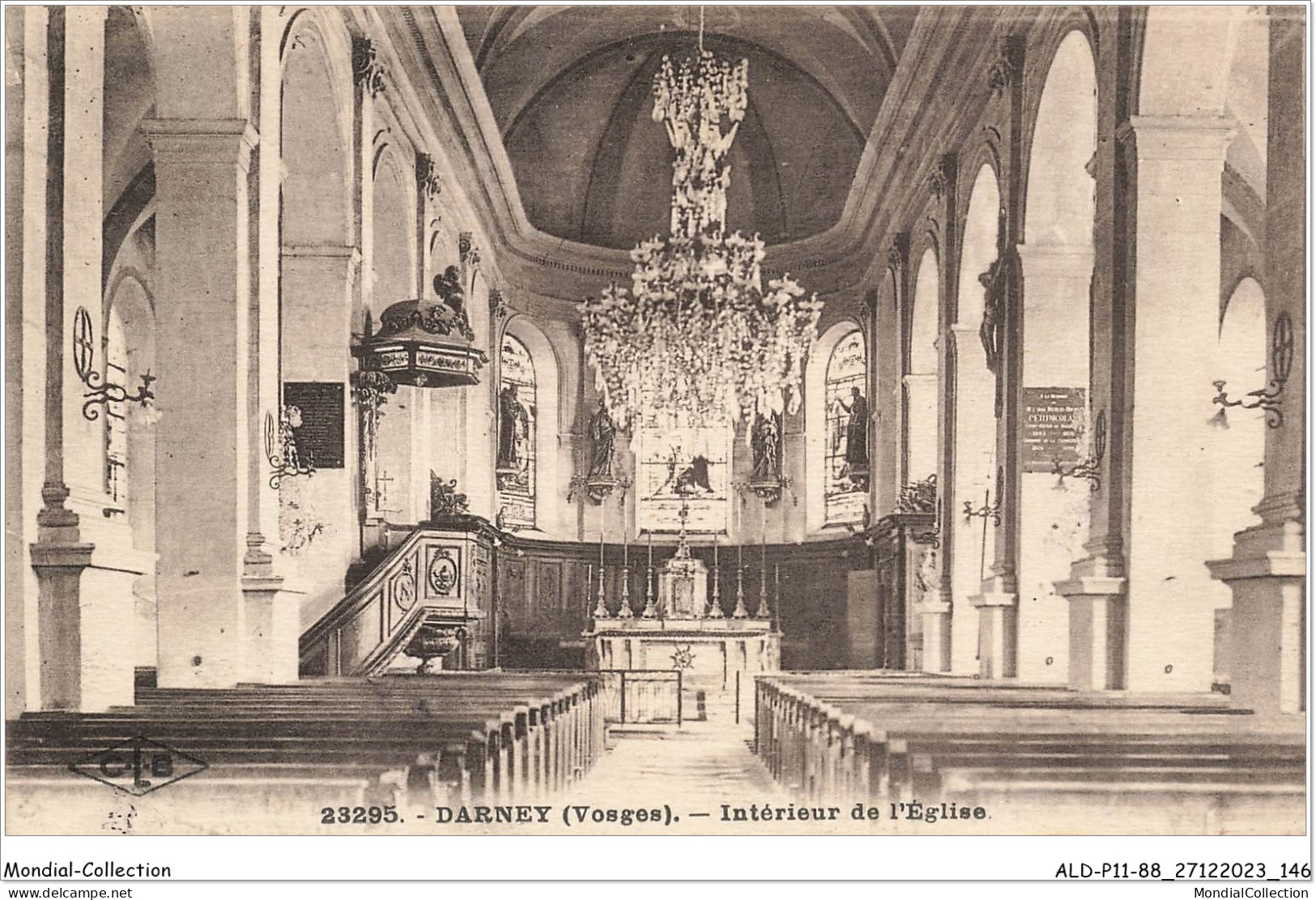 ALDP11-88-1074 - DARNEY - Intérieur De L'église - Darney