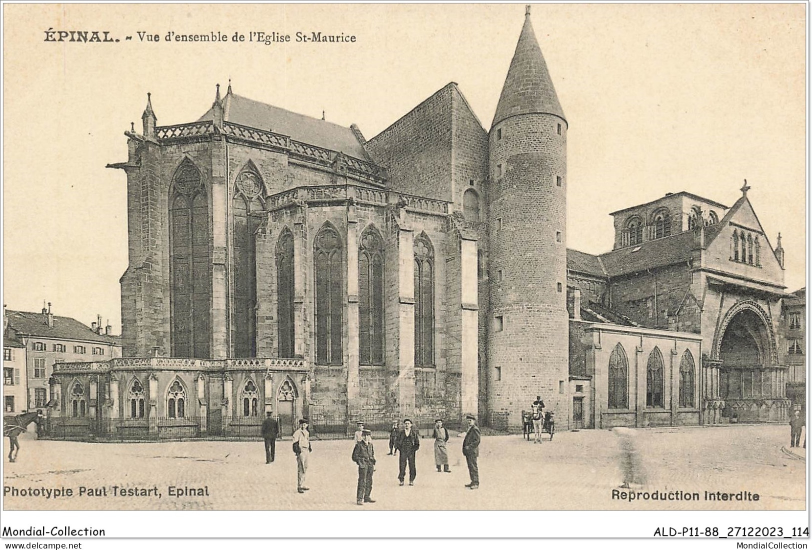 ALDP11-88-1058 - EPINAL - Vue D'ensemble De L'église Saint-maurice  - Epinal