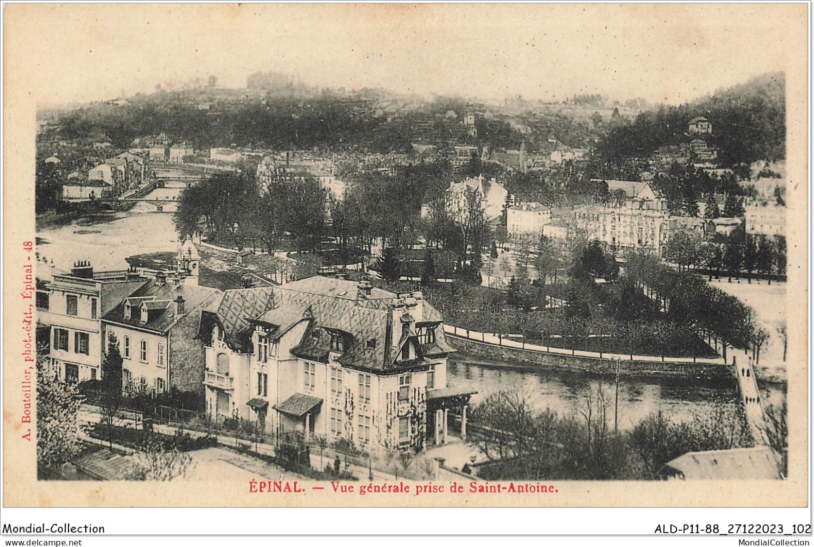 ALDP11-88-1052 - EPINAL - Vue Générale Prise De Saint-antoine - Epinal