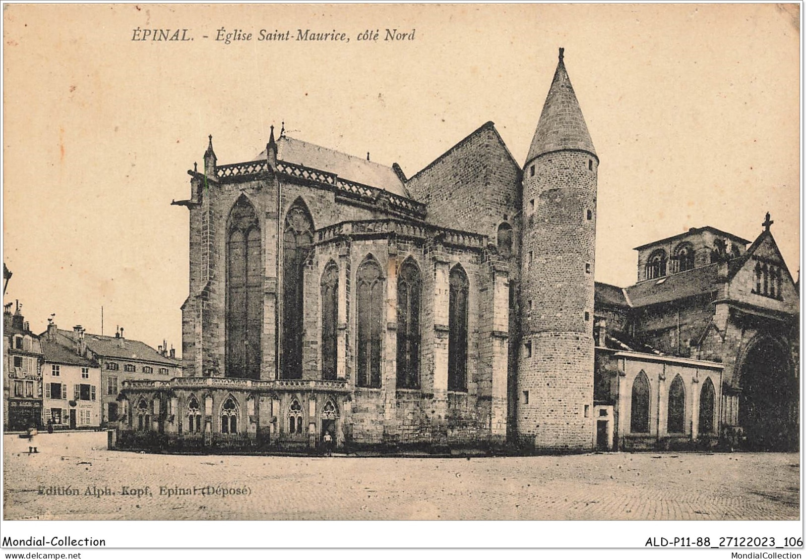 ALDP11-88-1054 - EPINAL - église Saint-maurice - Côté Nord - Epinal