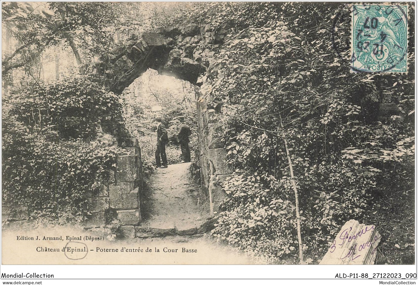 ALDP11-88-1046 - Château D'EPINAL - Poterne D'entrée De La Cour Basse - Epinal