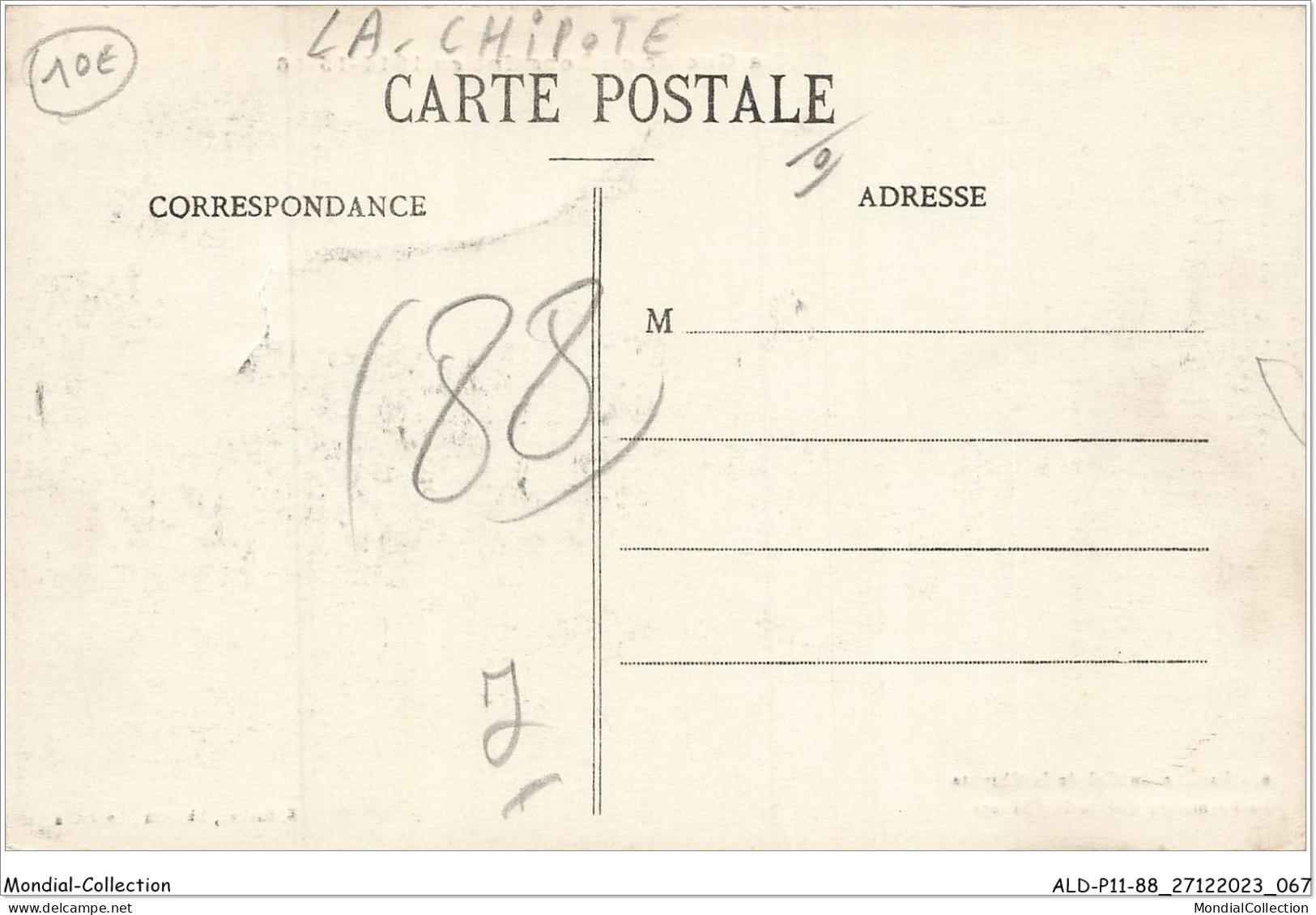 ALDP11-88-1034 - Bataille Du COL DE LA CHIPOTTE - La Ferme Du Col De La Chipotte - La Guerre En Lorraine En 1914-15-16 - Rambervillers