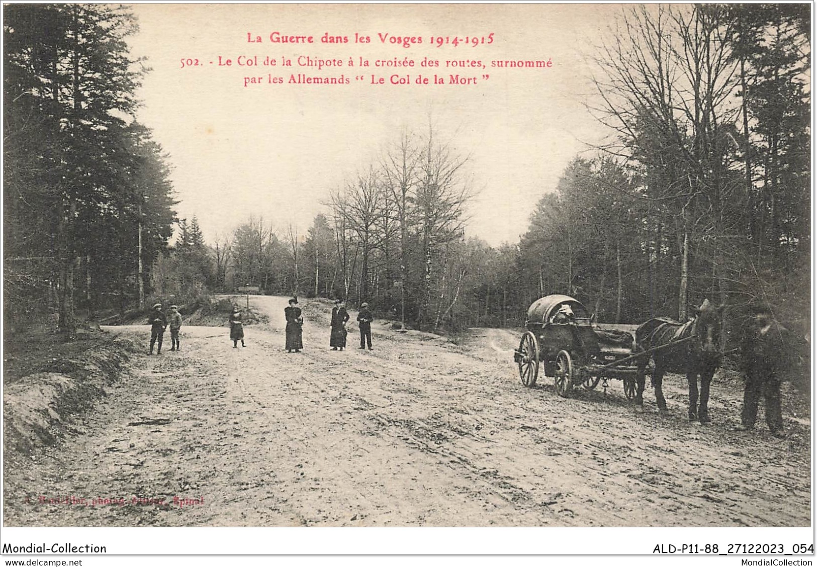 ALDP11-88-1028 - LE COL DE LA CHIPOTTE à La Croisée Des Routes Surnommé Par Les Allemands Le Col De La Mort - Rambervillers