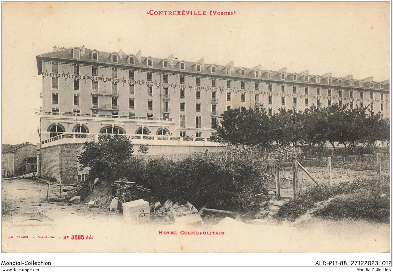 ALDP11-88-1007 - CONTREXEVILLE - Hôtel Cosmopolitain - Contrexeville