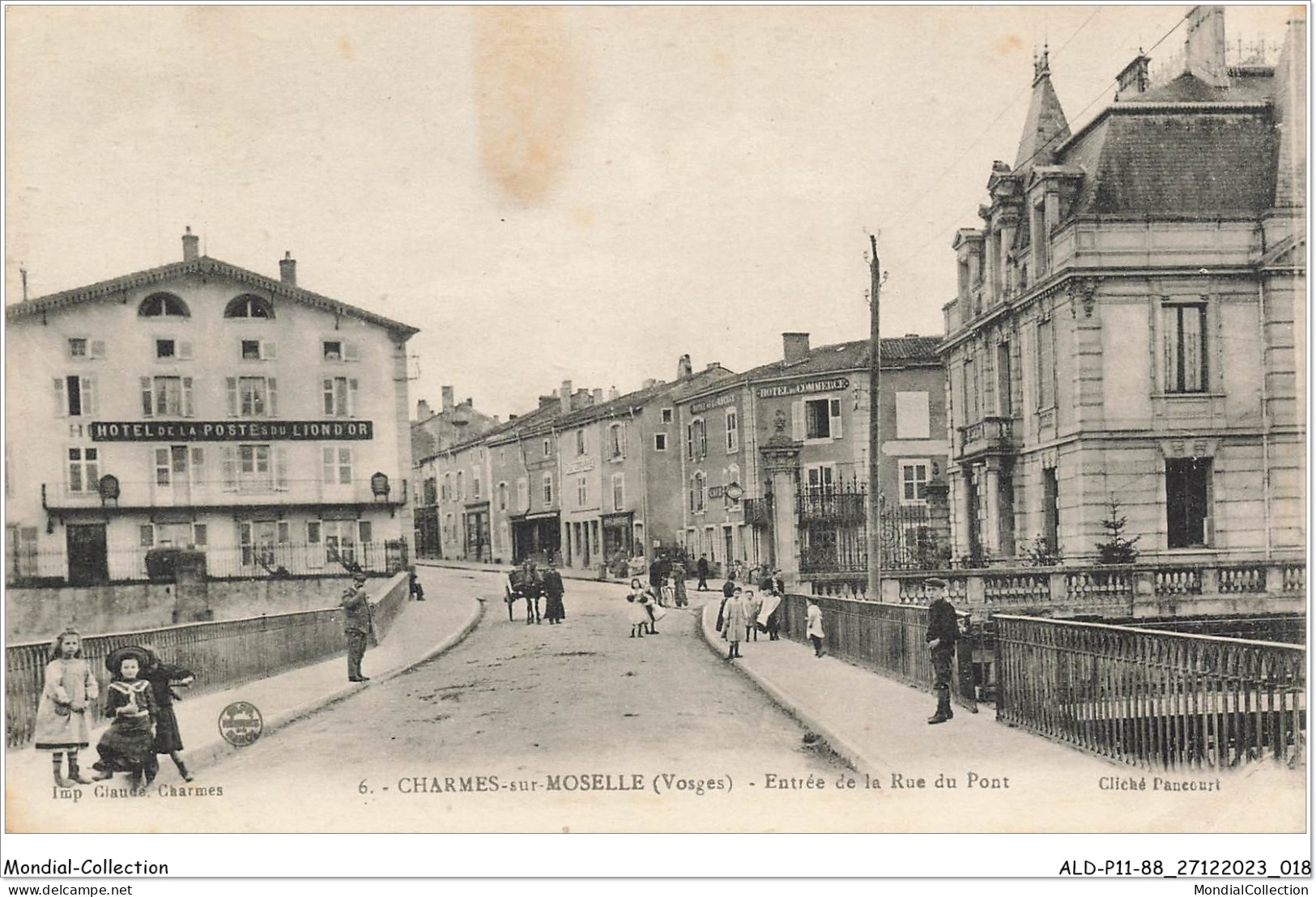 ALDP11-88-1010 - CHARMES-SUR-MOSELLE - Entrée De La Rue Du Pont - Charmes