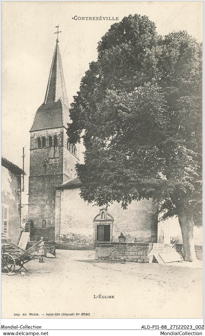 ALDP11-88-1002 - CONTREXEVILLE - L'église - Contrexeville