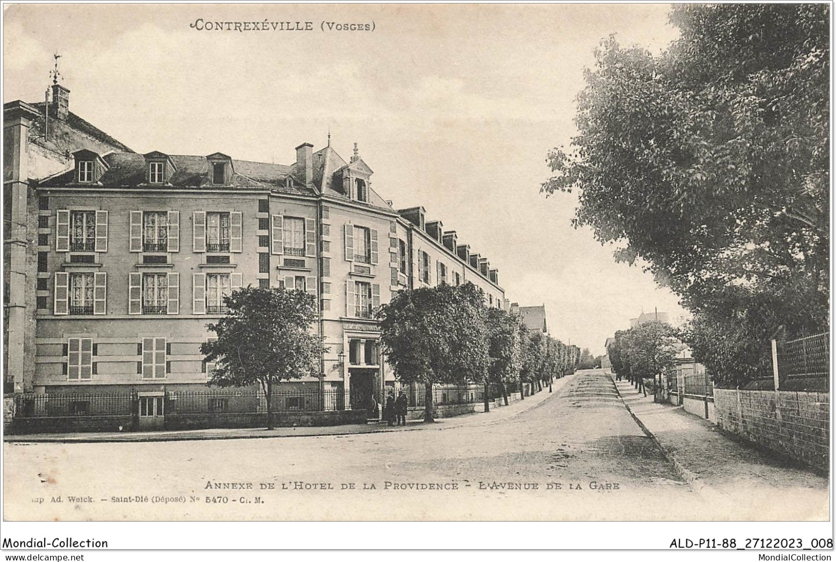 ALDP11-88-1005 - CONTREXEVILLE - Annexe De L'hôtel De La Providence - L'avenue De La Gare - Contrexeville
