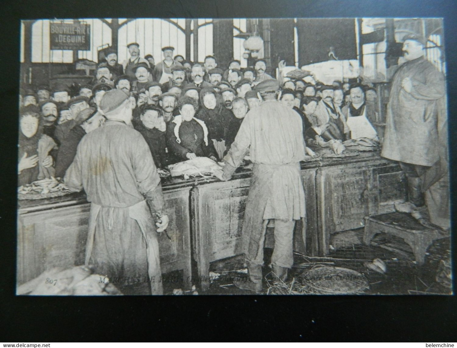 LES MARCHES DE PARIS                HALLES CENTRALES               VENTE A LA CRIEE DE LA MER - Autres & Non Classés