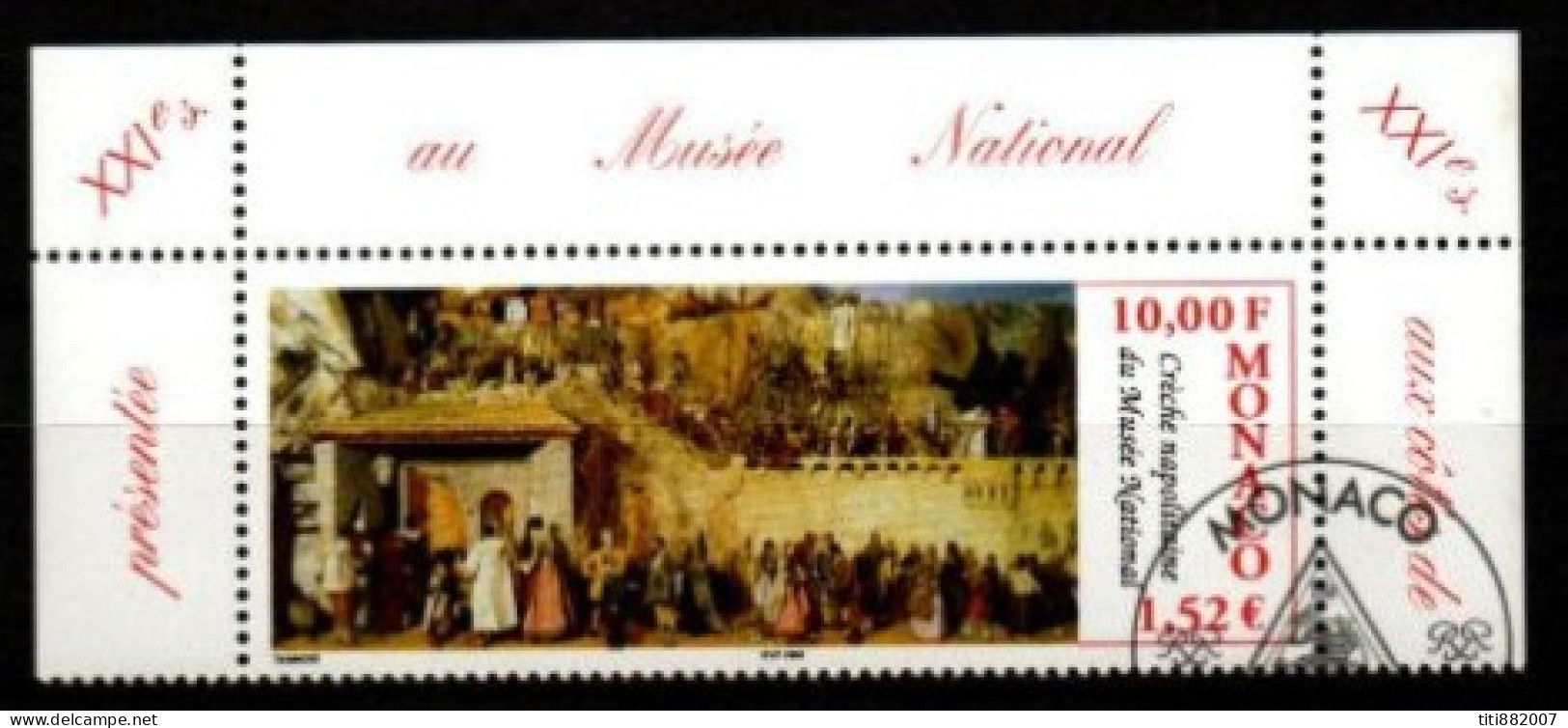 MONACO   -  2000 .  Y&T N° 2288 Oblitéré. Crèche Napolitaine Au Musée National. - Used Stamps