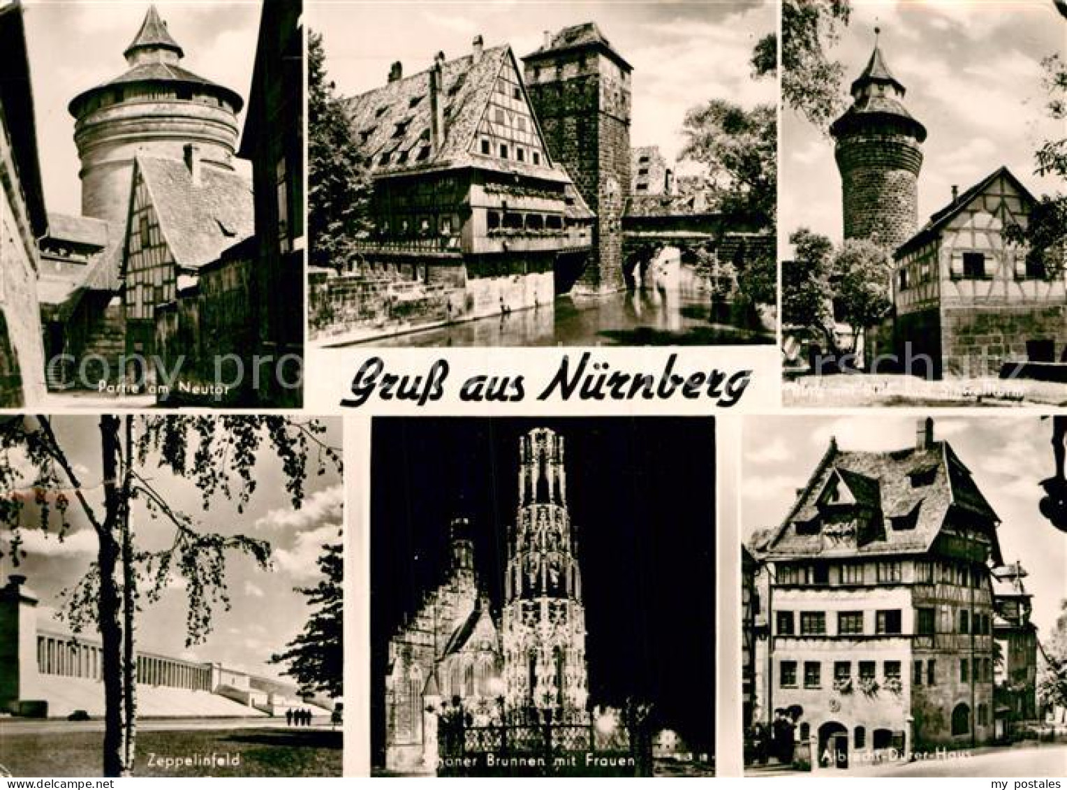 72952684 Nuernberg Neutor Henkersteg Burg Sinwellturm Zeppelinfeld Schoener Brun - Nürnberg