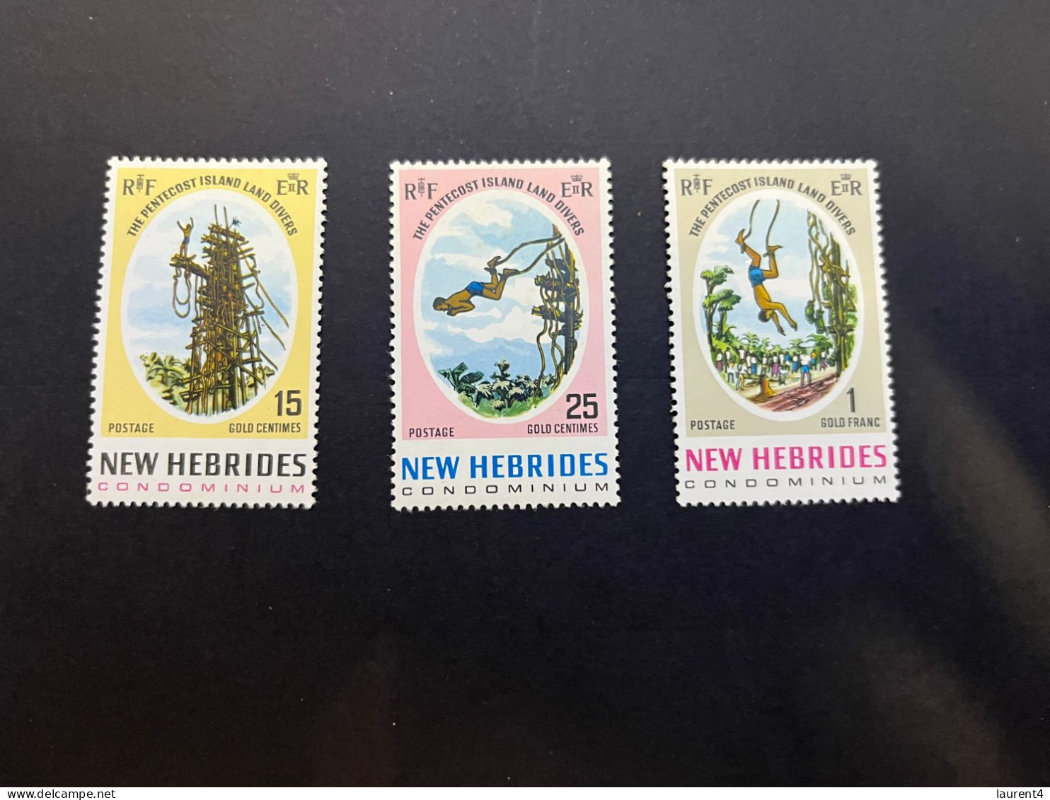 11-5-2024 (stamp) New / Unused - New Hebrides / Nouvelle Hébrides - Pentecost Island (3 Values) - Vanuatu (1980-...)